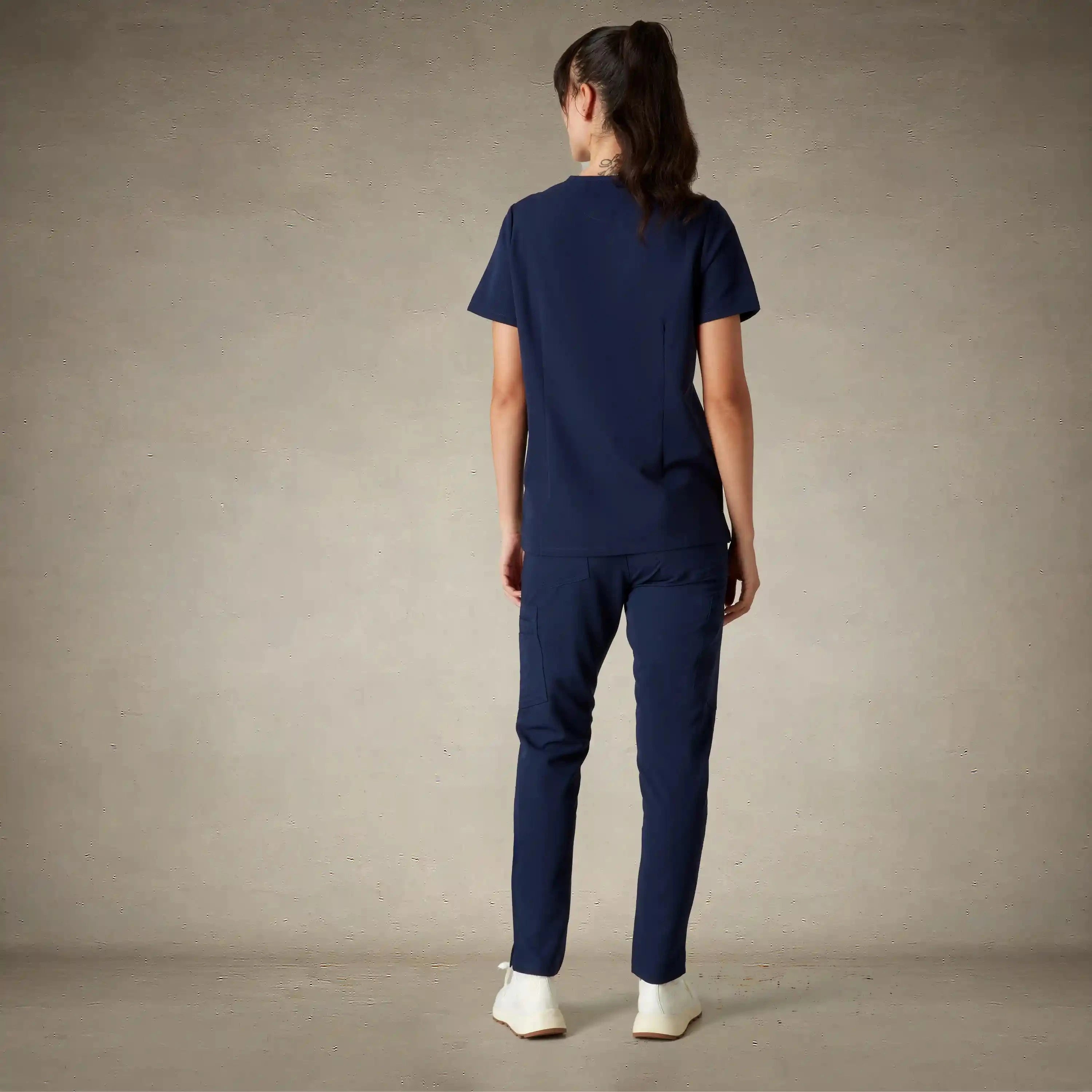 Ravenna 2-Pocket Scrub Top Womens Scrub Top Members Only®