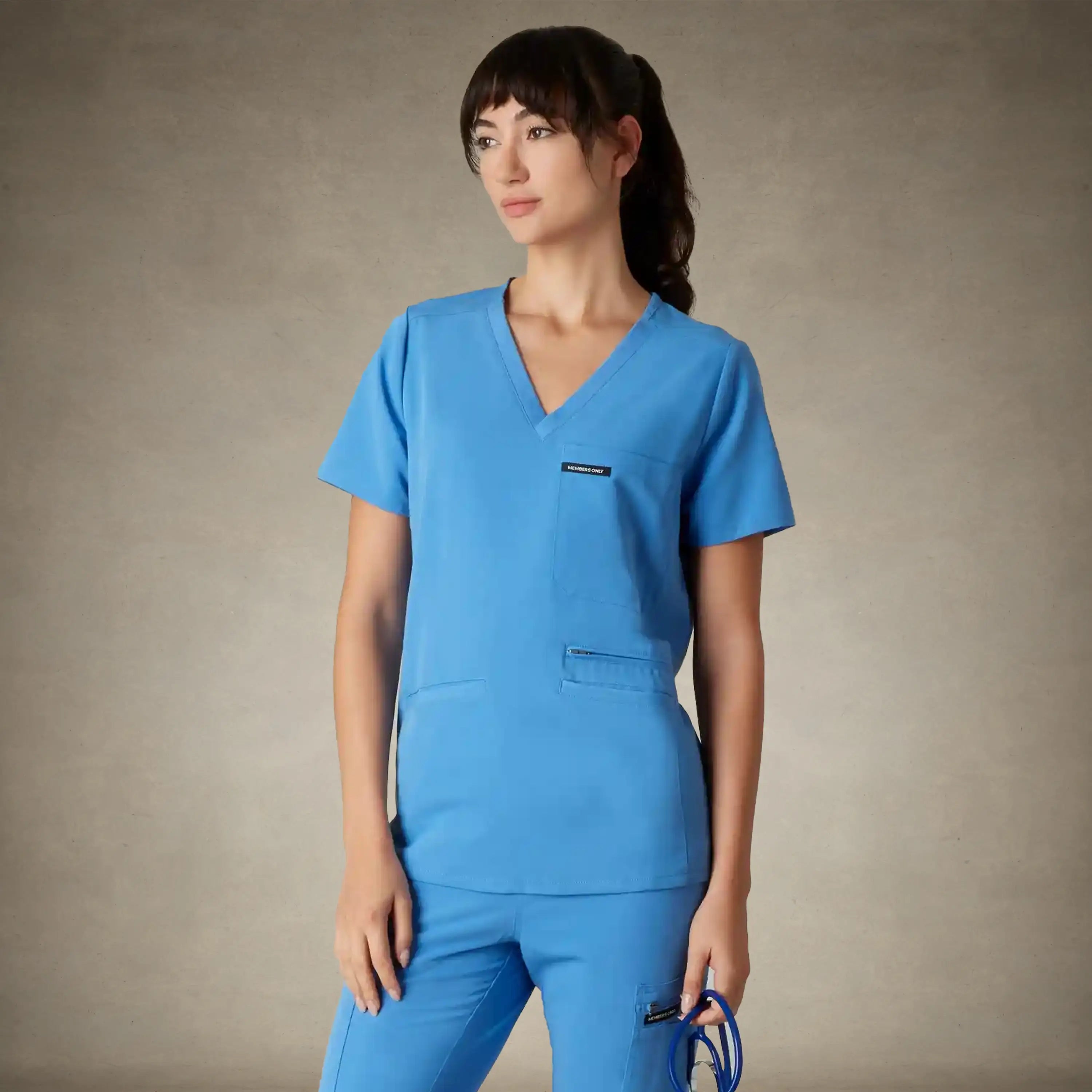 Palermo 4-Pocket Scrub Top