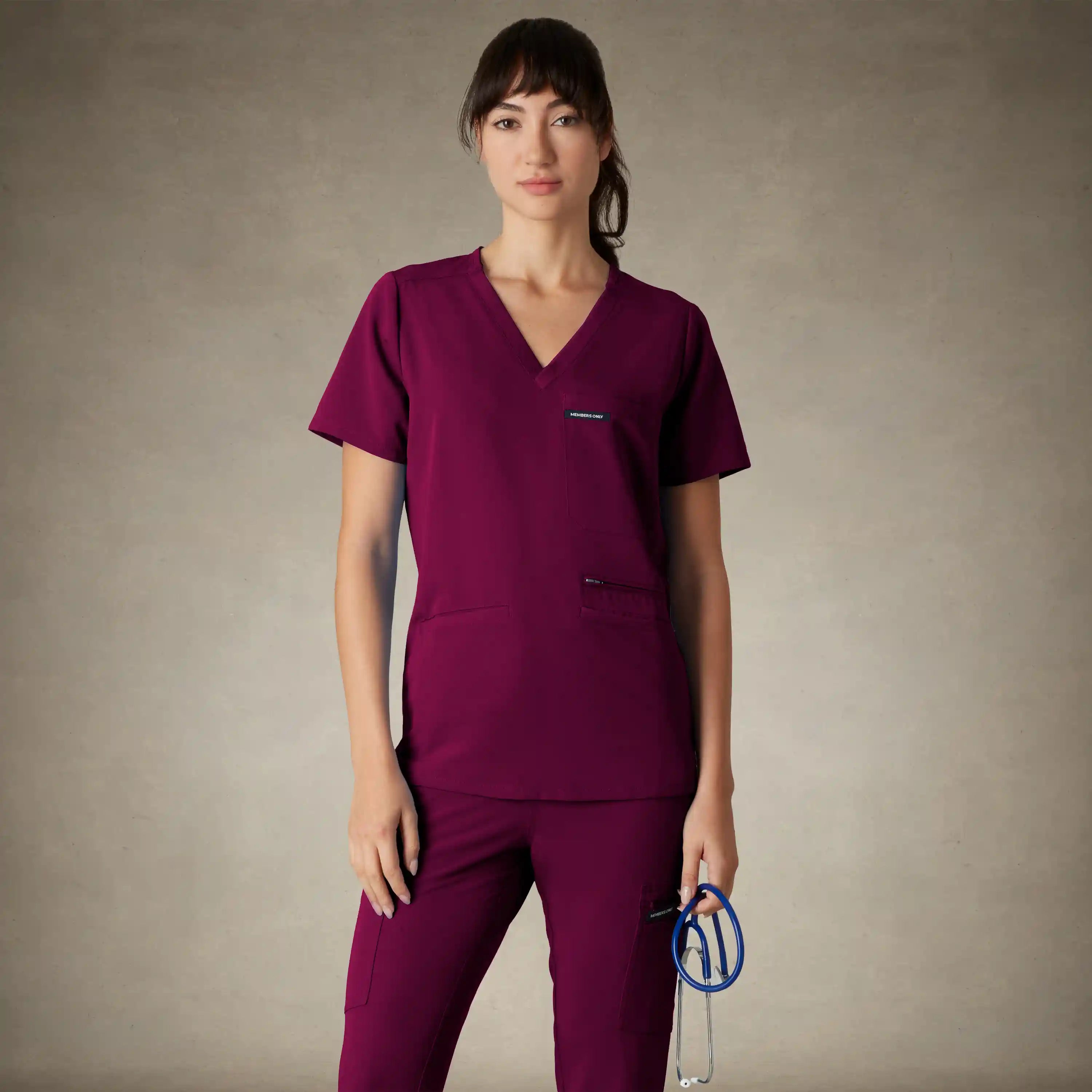 Palermo 4-Pocket Scrub Top