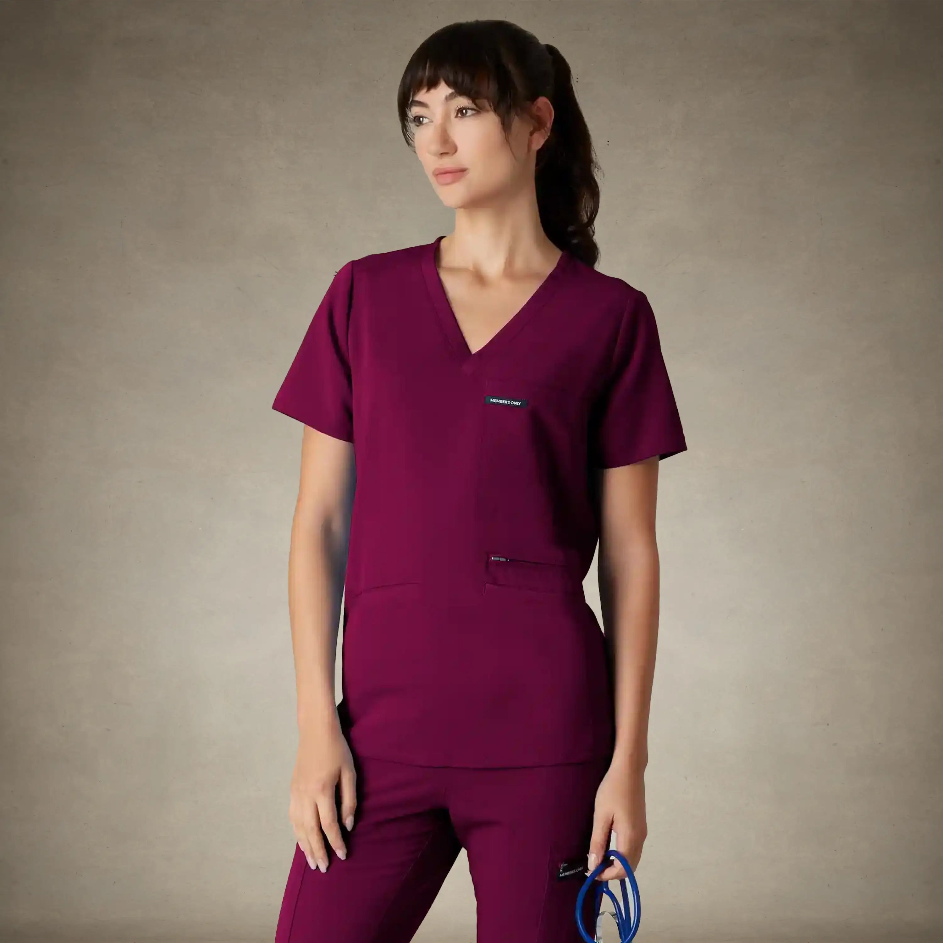 Palermo 4-Pocket Scrub Top