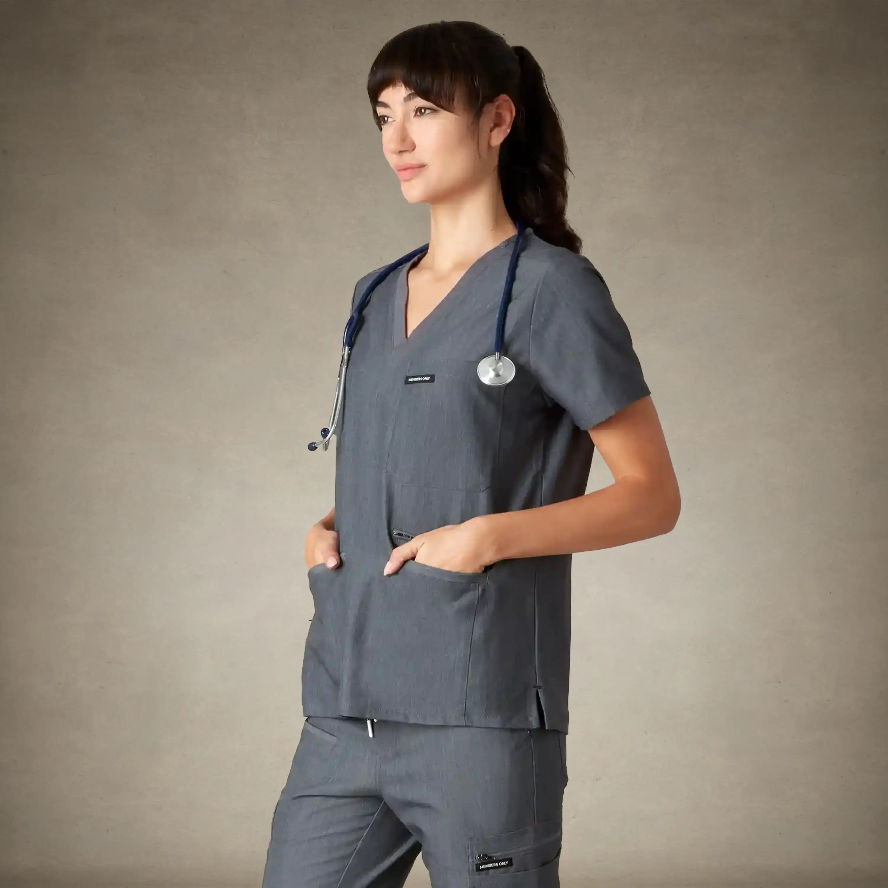 Palermo 4-Pocket Scrub Top