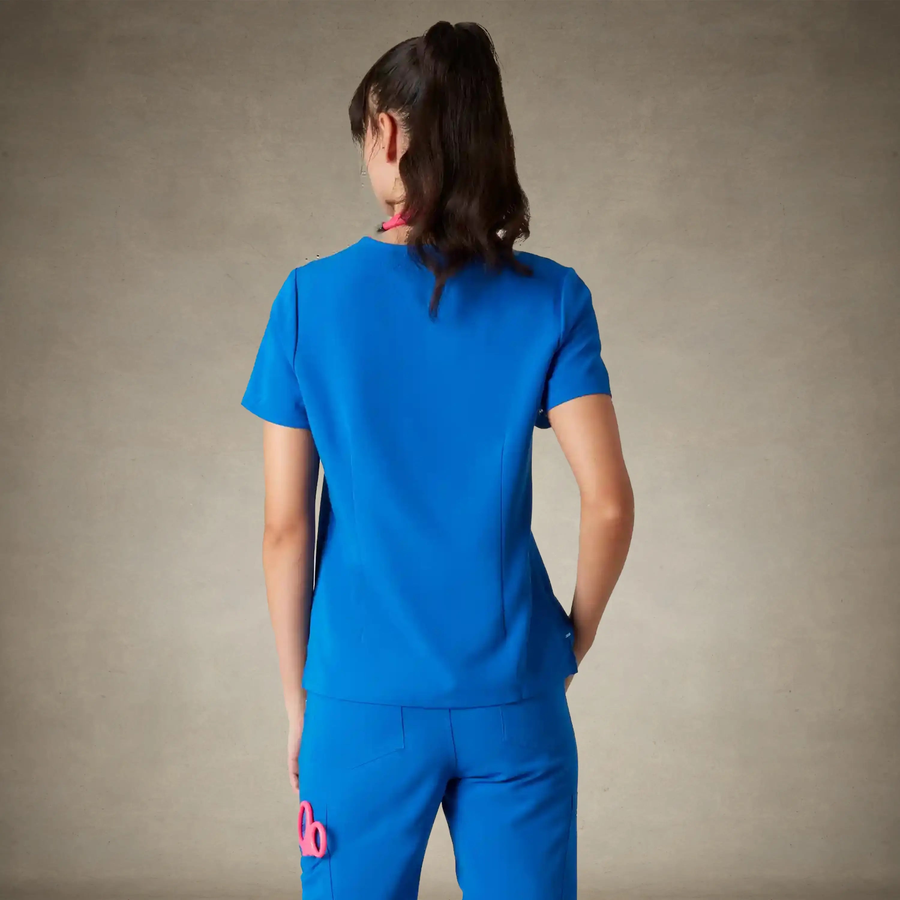 Bari 1-Pocket Scrub Top