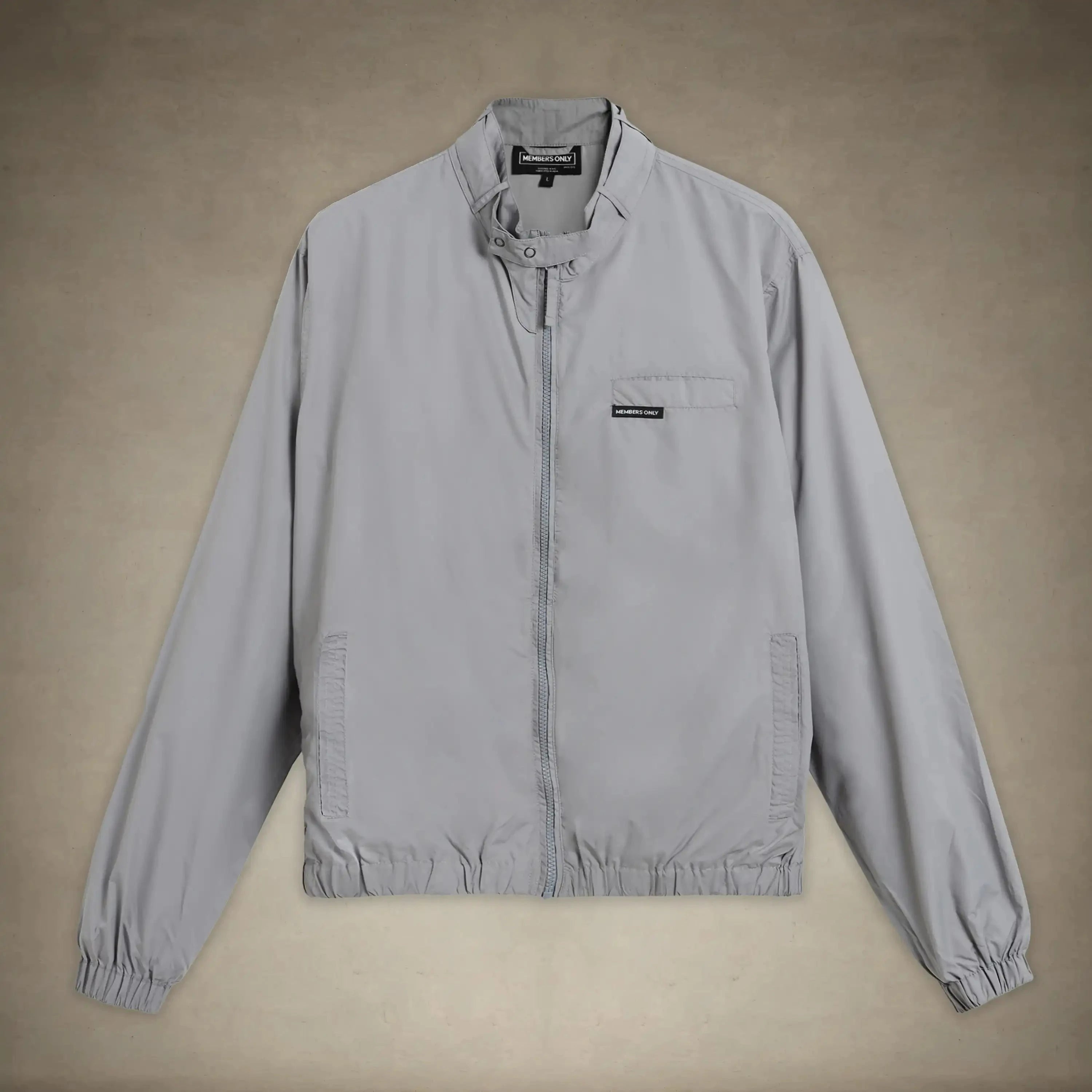 packable mens windbreaker jacket for travel grey small