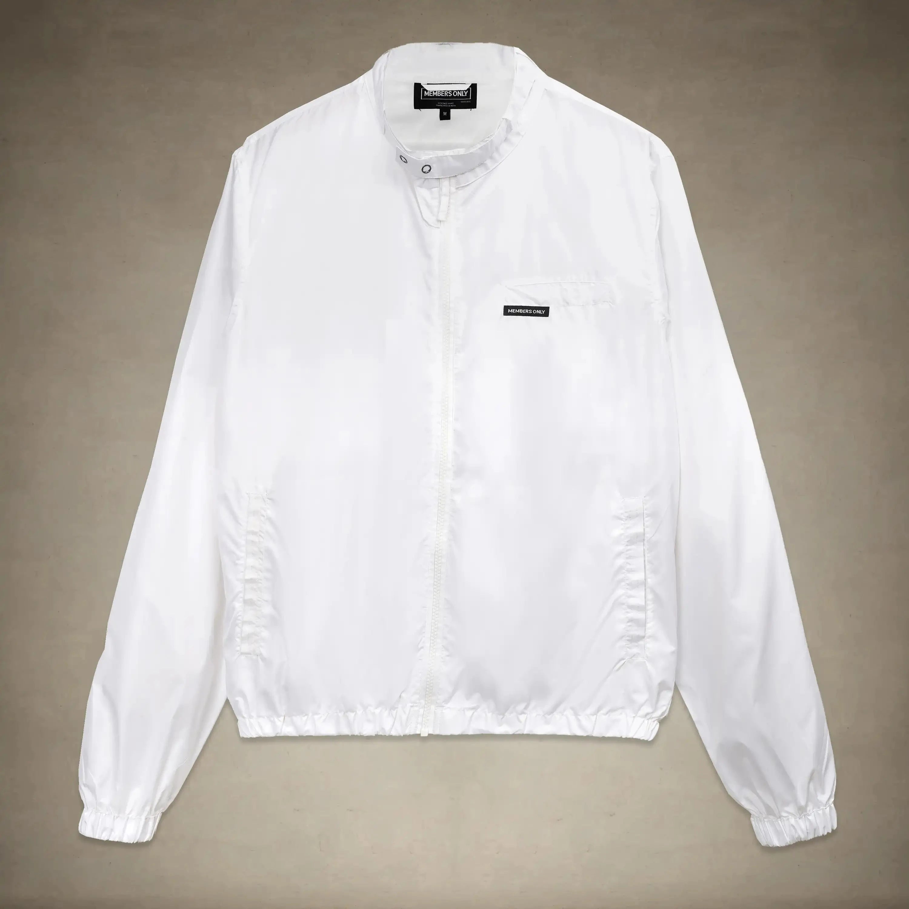 packable mens windbreaker jacket for travel white small
