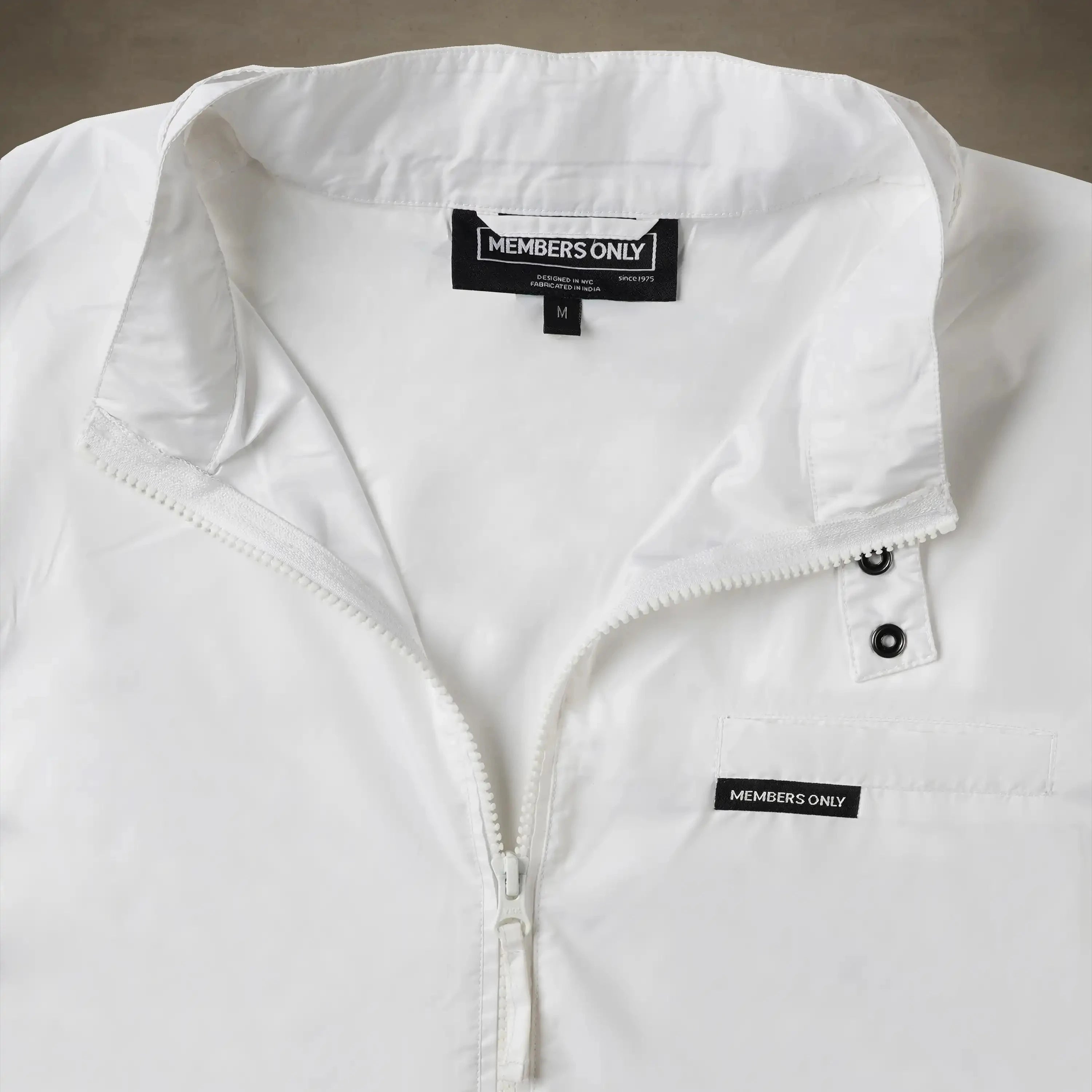 members only windbreaker jacket for men spring collection small
