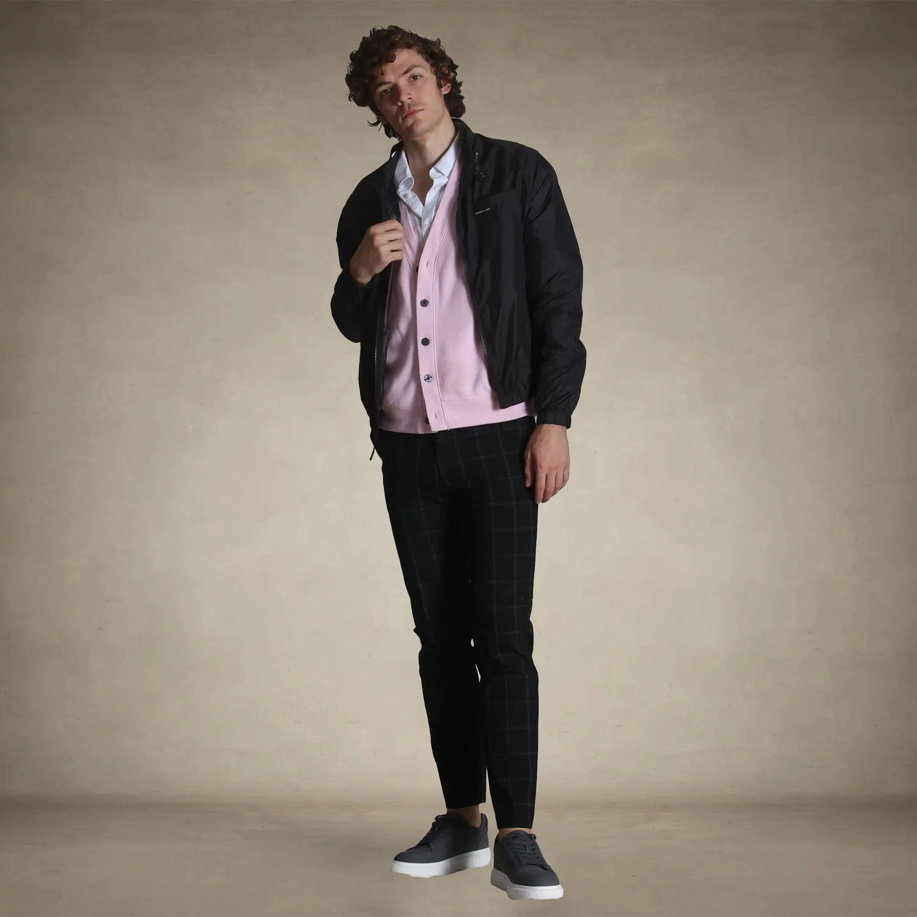 members only packable mens black windbreaker jacket for travel