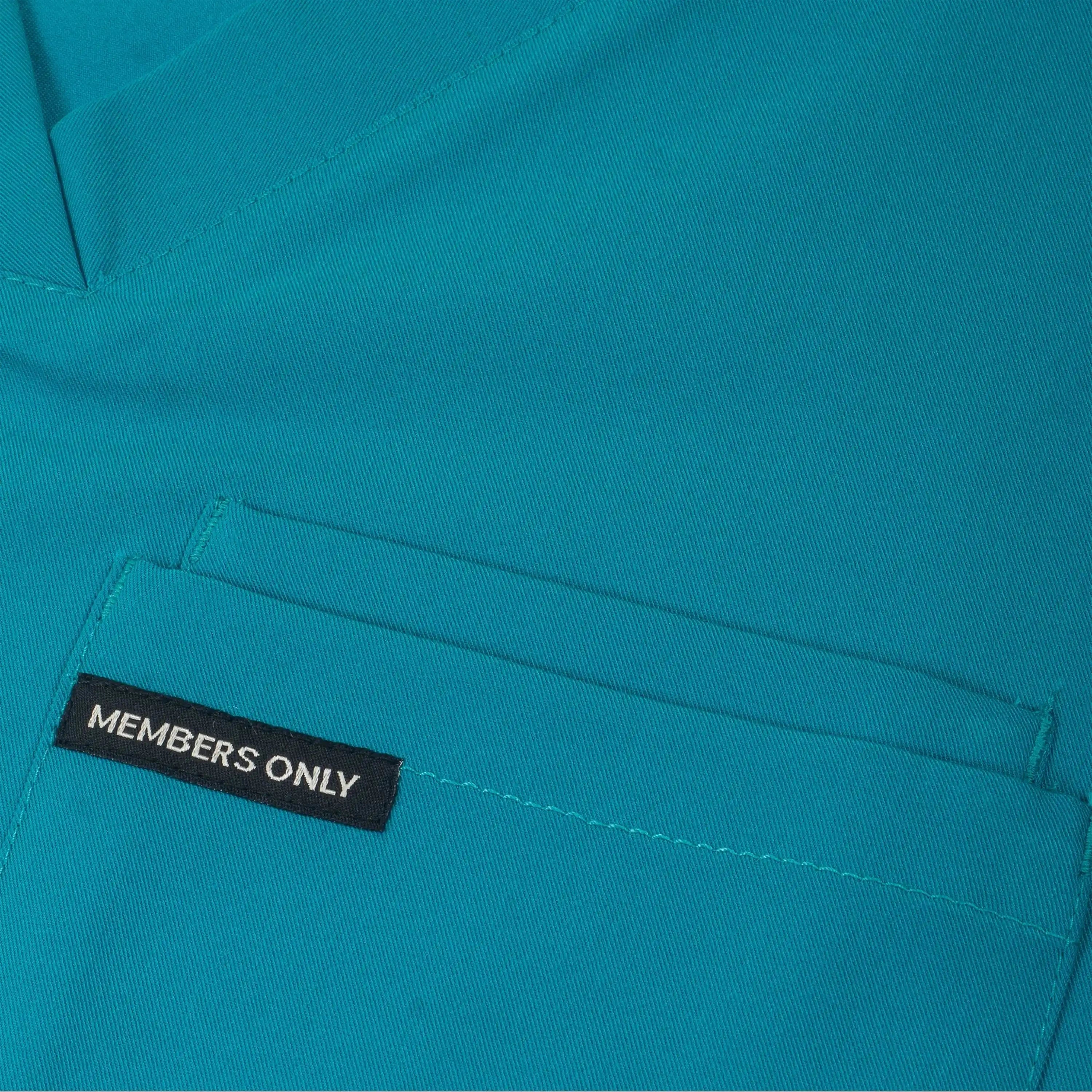 Brighton 2-Pocket Men's Scrubs Top for hospital uniforms Small Teal