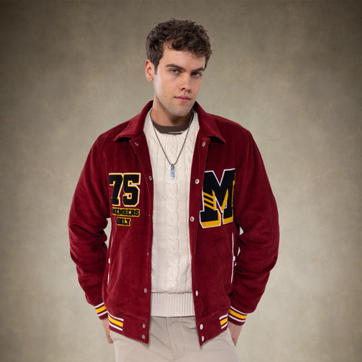 Men's Corduroy Varsity Jacket