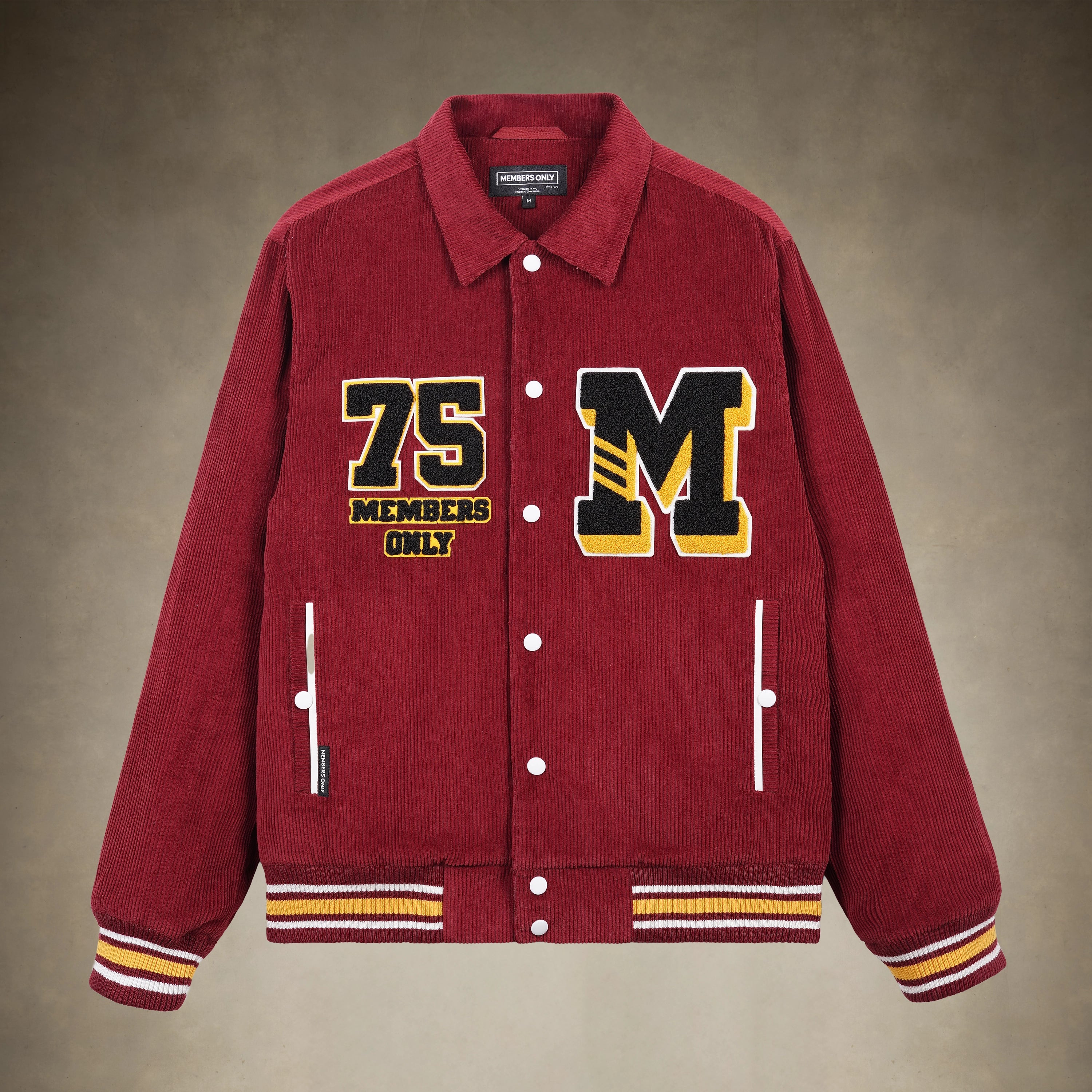 Men's Corduroy Varsity Jacket
