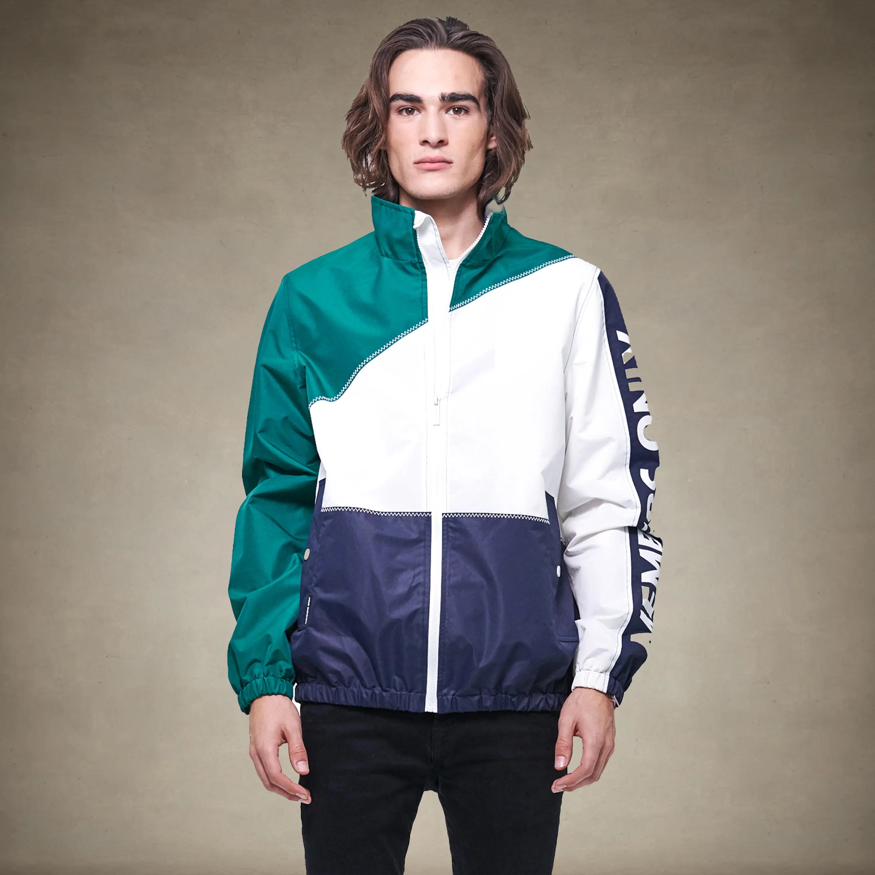 Men's Nautical Color Block Jacket - FINAL SALE