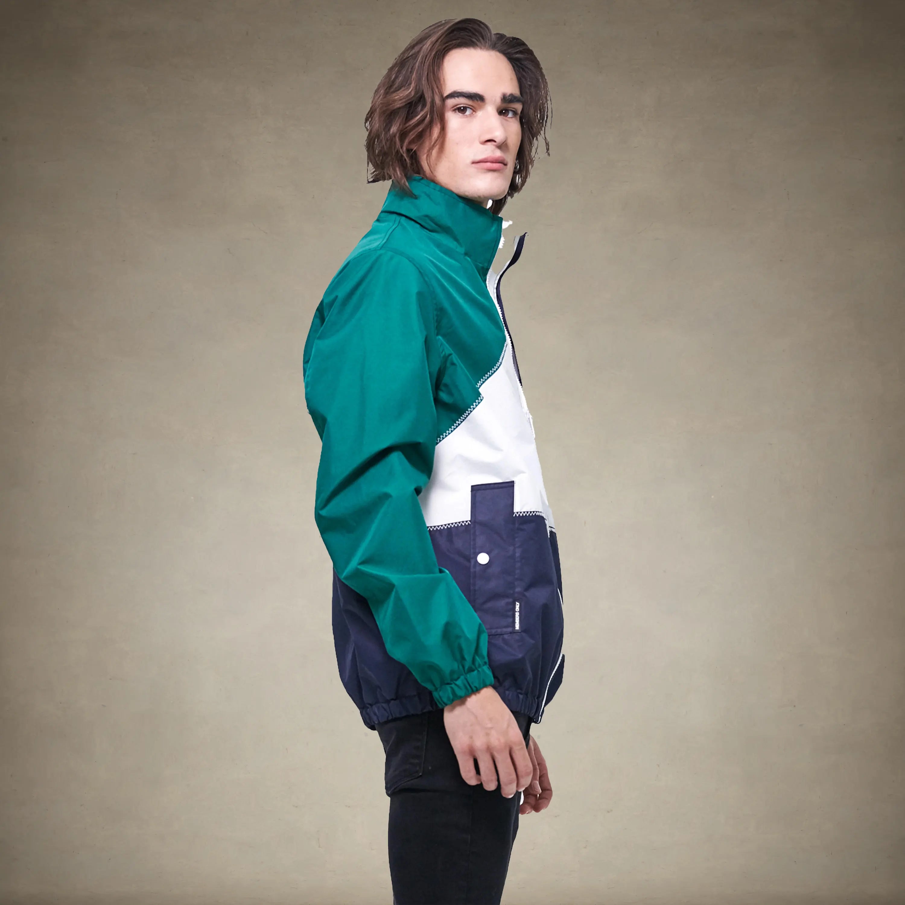Men's Nautical Color Block Jacket - FINAL SALE