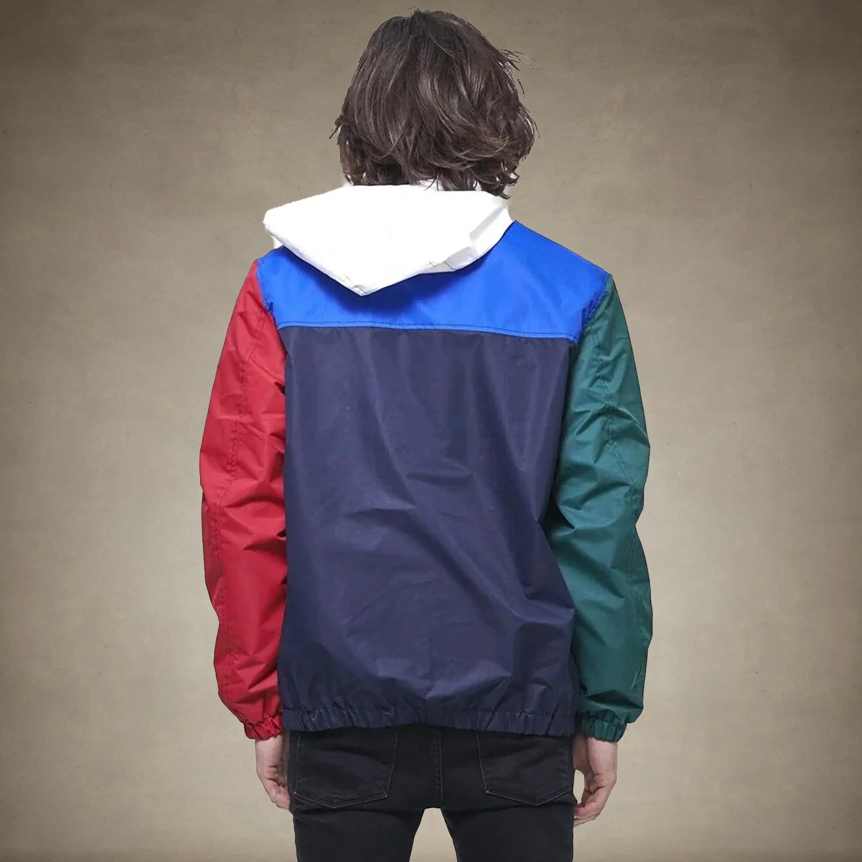 Men's Color Block Windbreaker Jacket - FINAL SALE