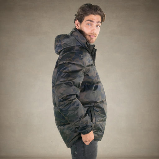 Mens Twill Block Puffer Jacket - FINAL SALE