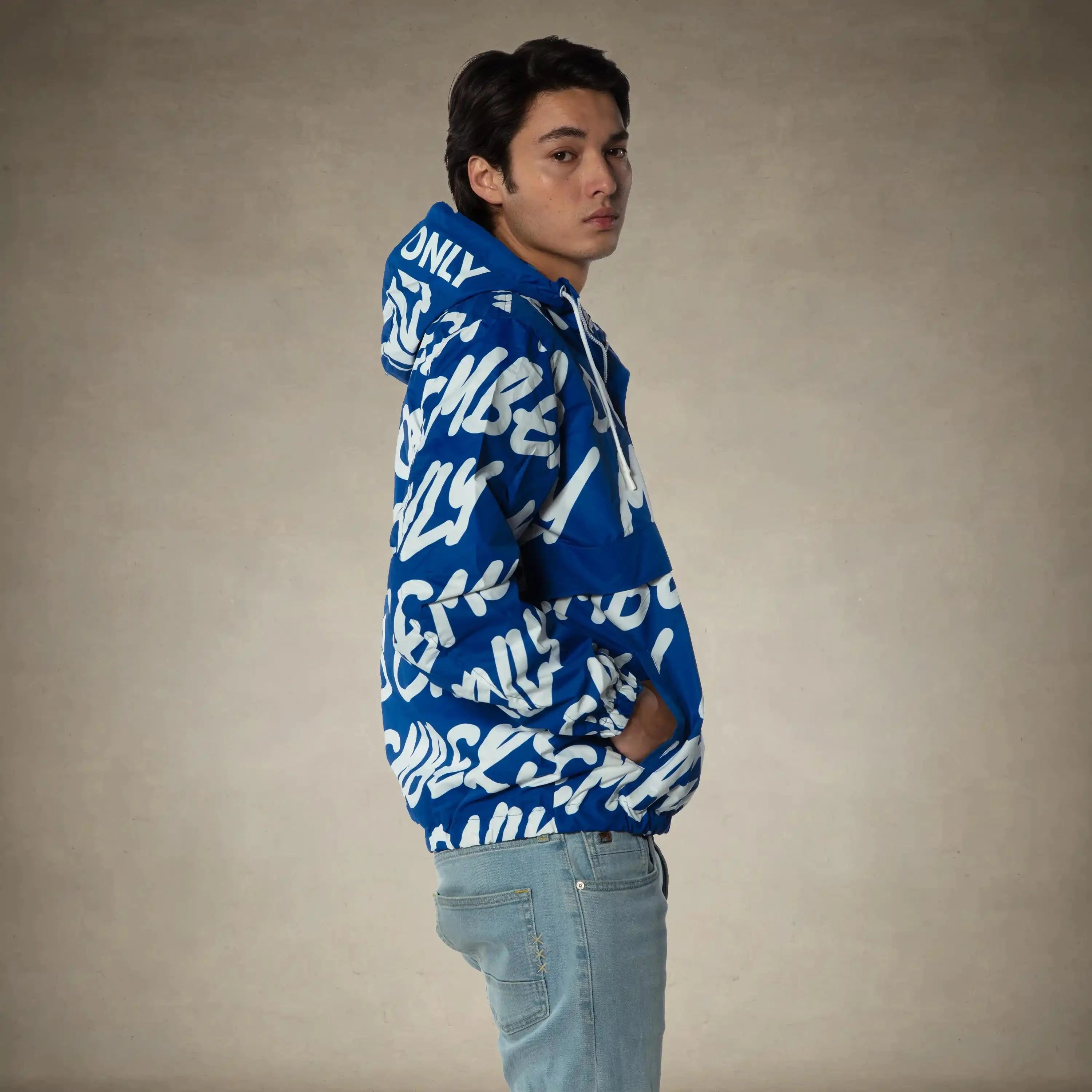 Men's Translucent Camo Print Popover Jacket - FINAL SALE Men's Jackets Members Only®