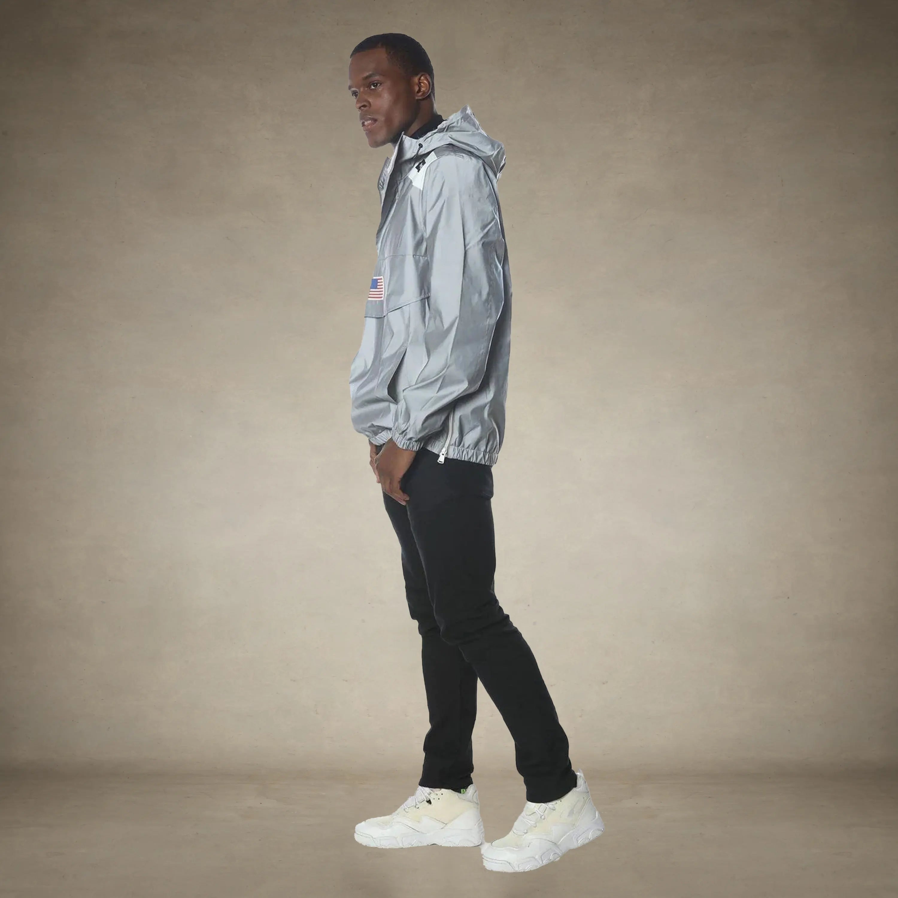 Men's Reflective Windbreaker Jacket - FINAL SALE