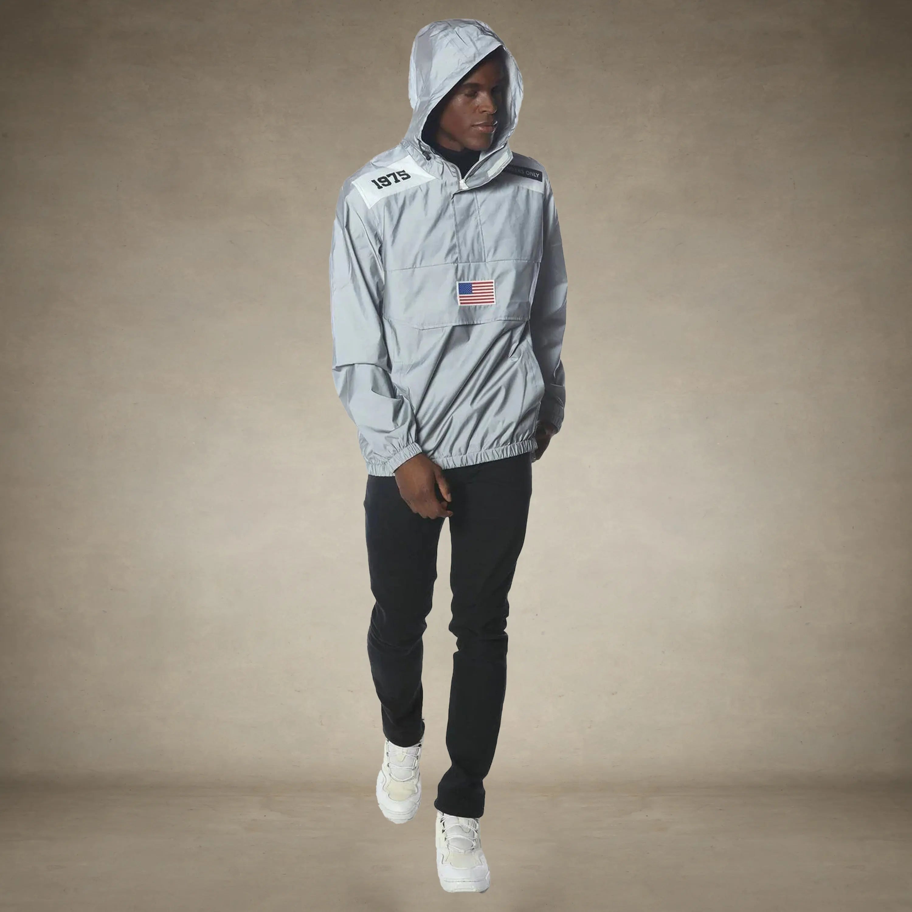 Men's Reflective Windbreaker Jacket - FINAL SALE
