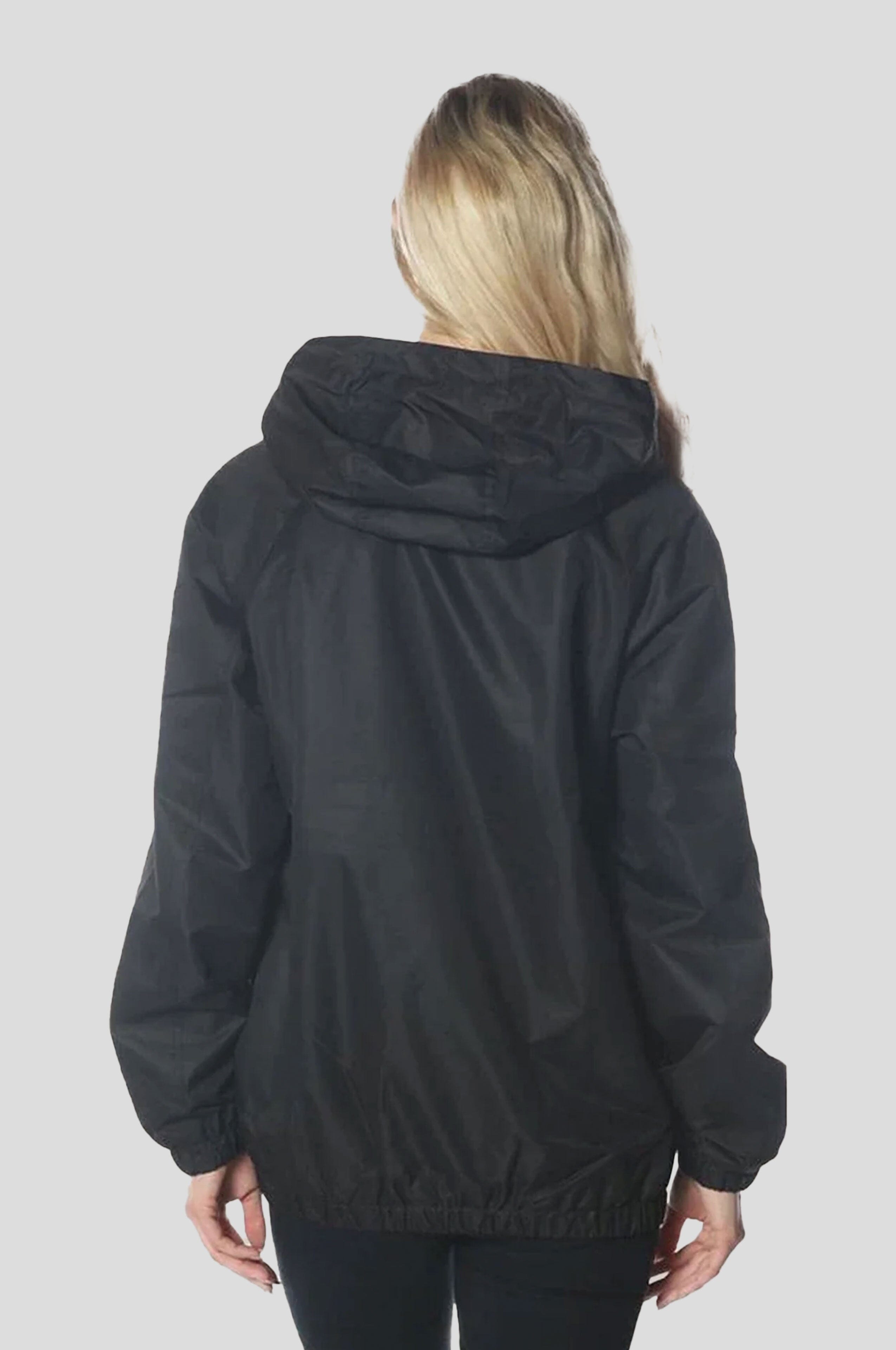 Women's Asymmetrical Windbreaker Oversized Jacket - FINAL SALE Womens Jacket Members Only 