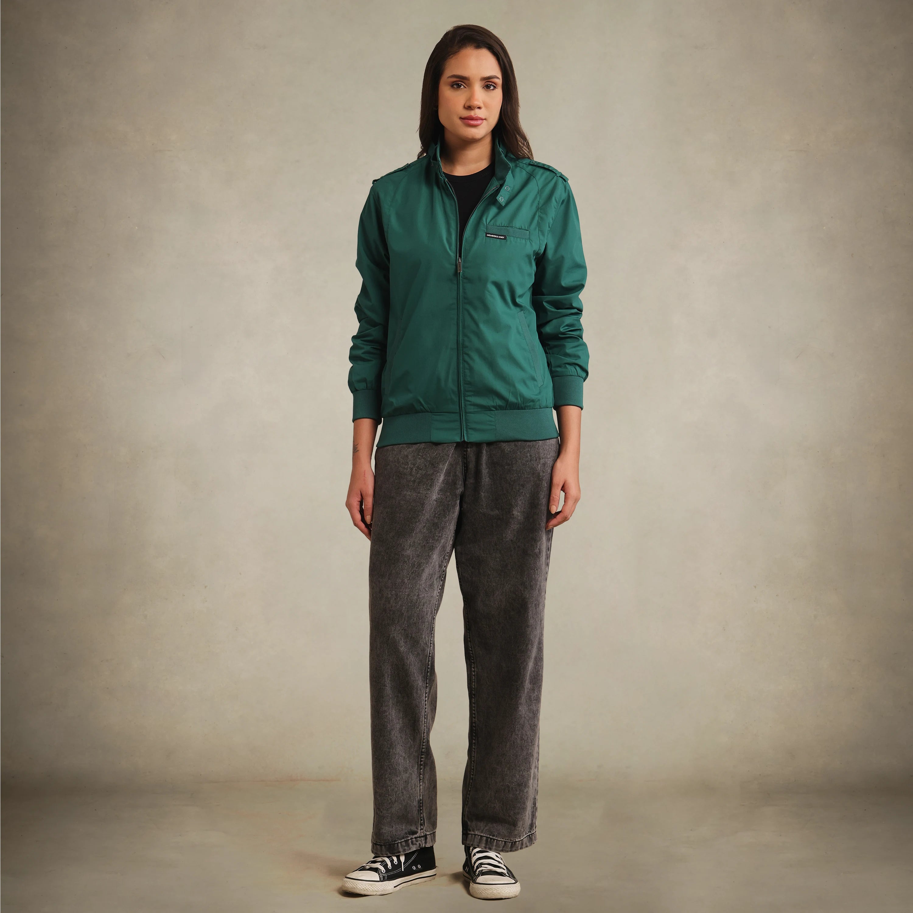 Women's Classic Iconic Racer Oversized Jacket
