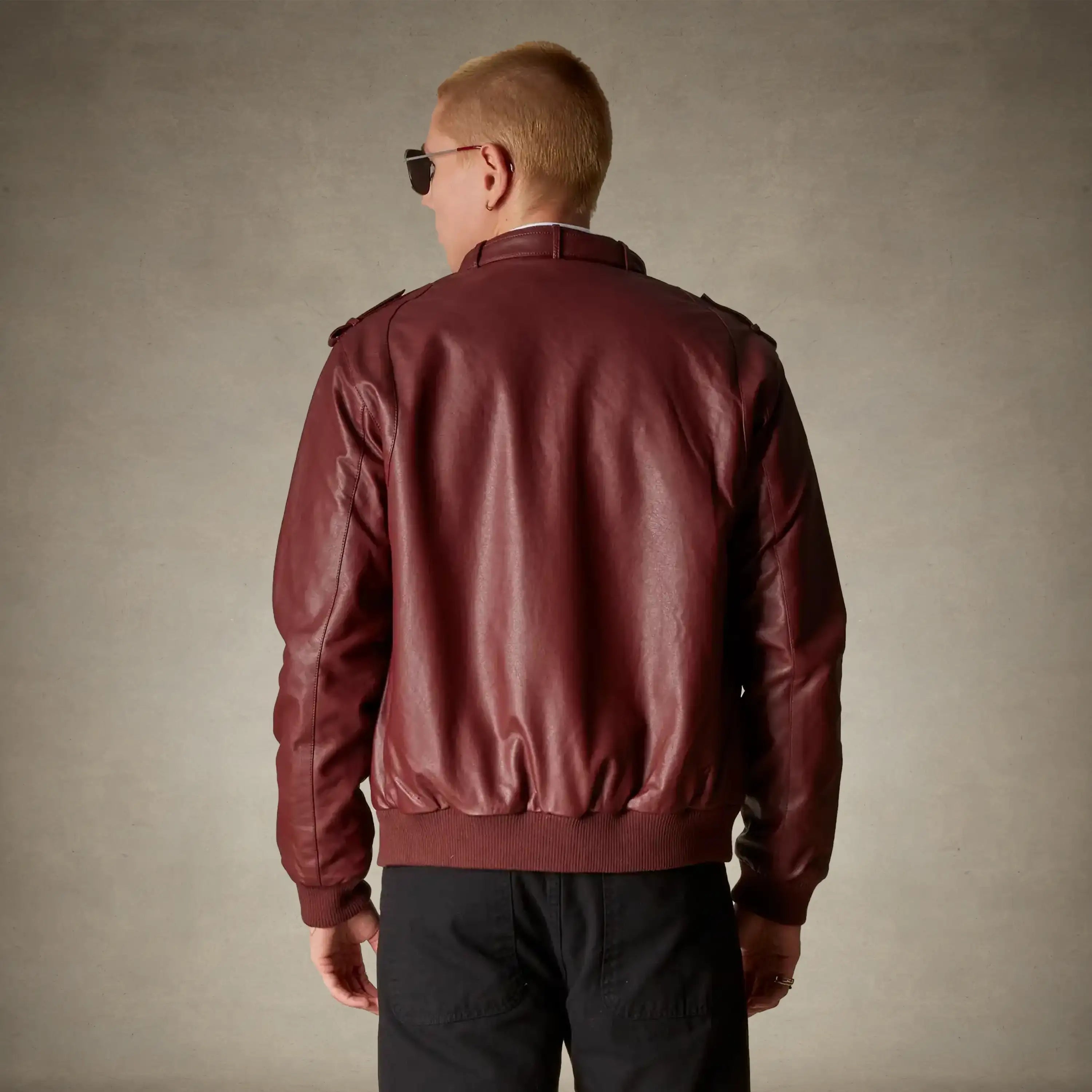 Men's Faux Leather Iconic Racer Jacket