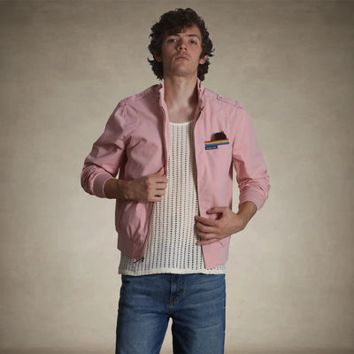 BOBBI Iconic Racer Jacket Men's Iconic Jacket Members Only® Light Pink X-Small