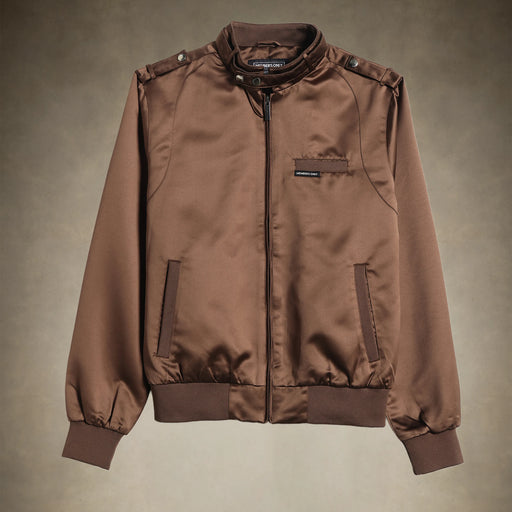 Men's Classic Satin Iconic Racer Jacket