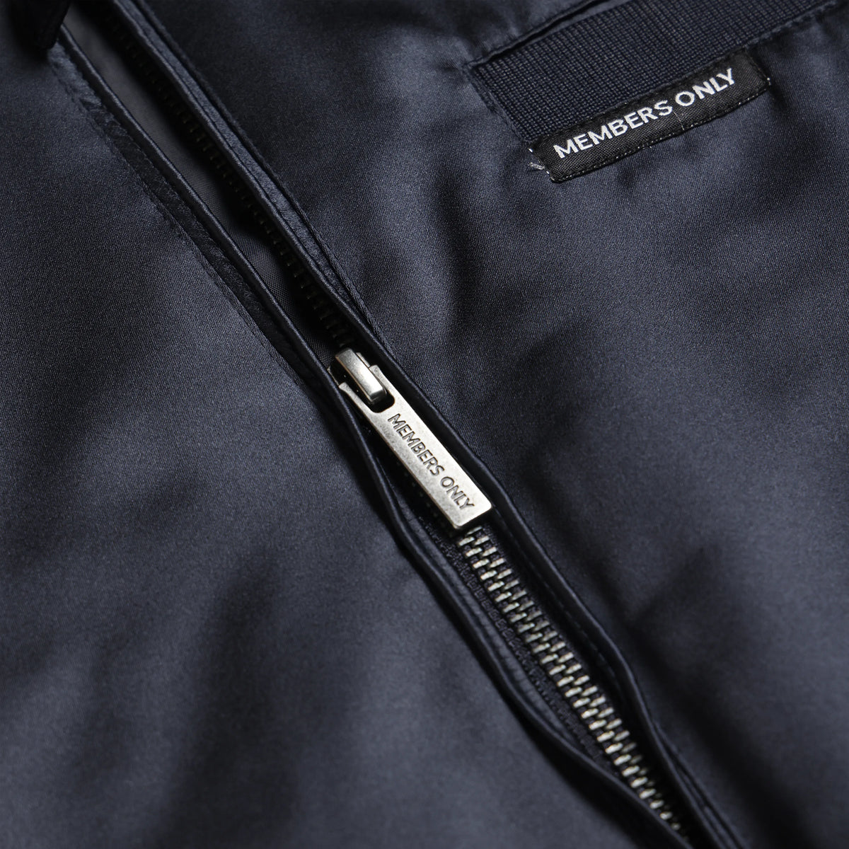 Men's Classic Satin Iconic Racer Jacket