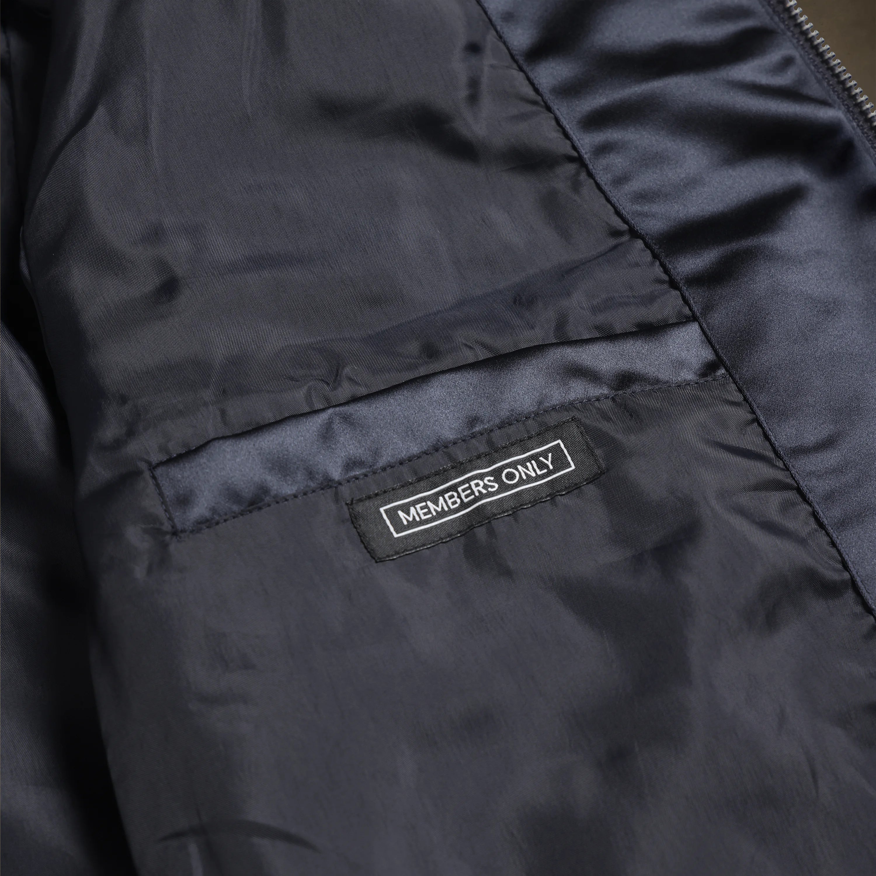 Men's Classic Satin Iconic Racer Jacket