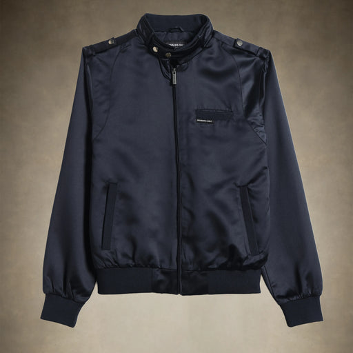 Women's Oversized Satin Racer Jacket