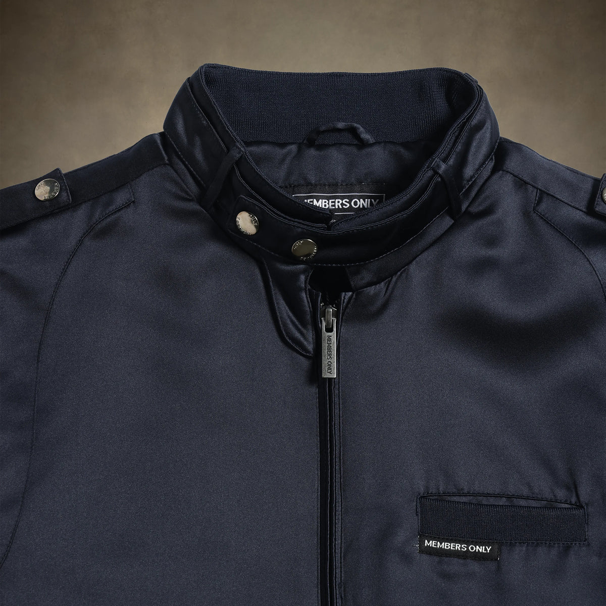 Men's Classic Satin Iconic Racer Jacket