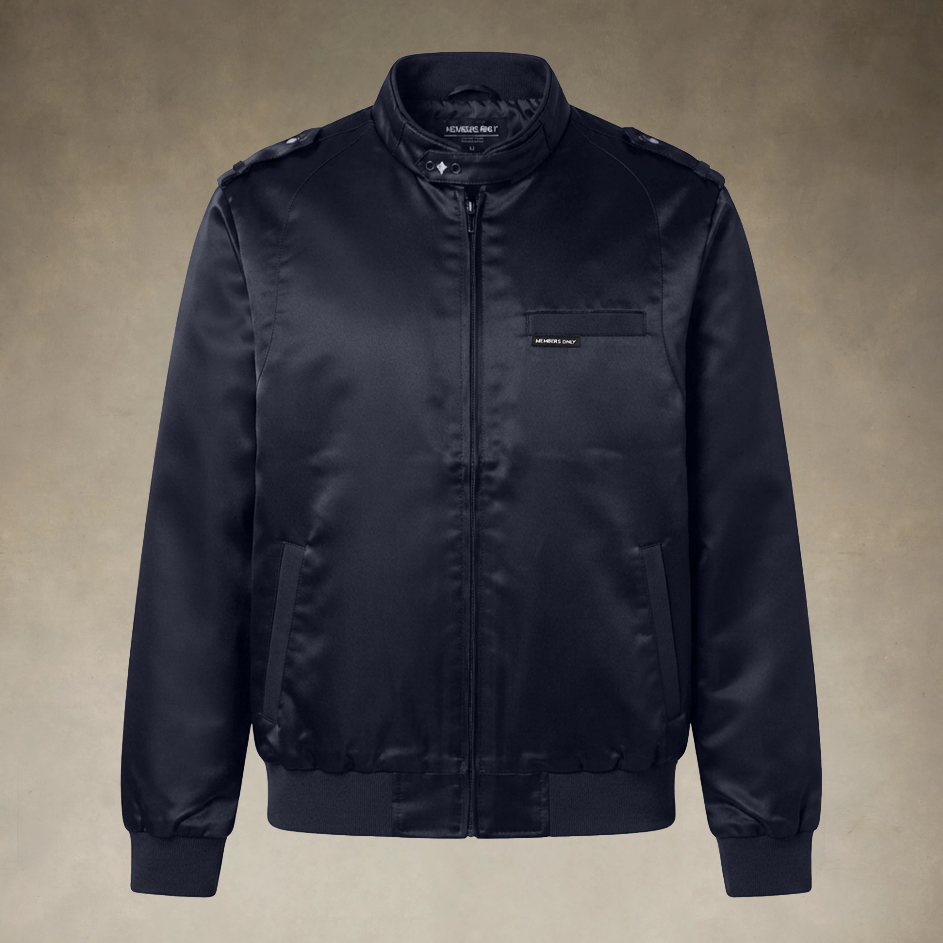 Men's Classic Satin Iconic Racer Jacket