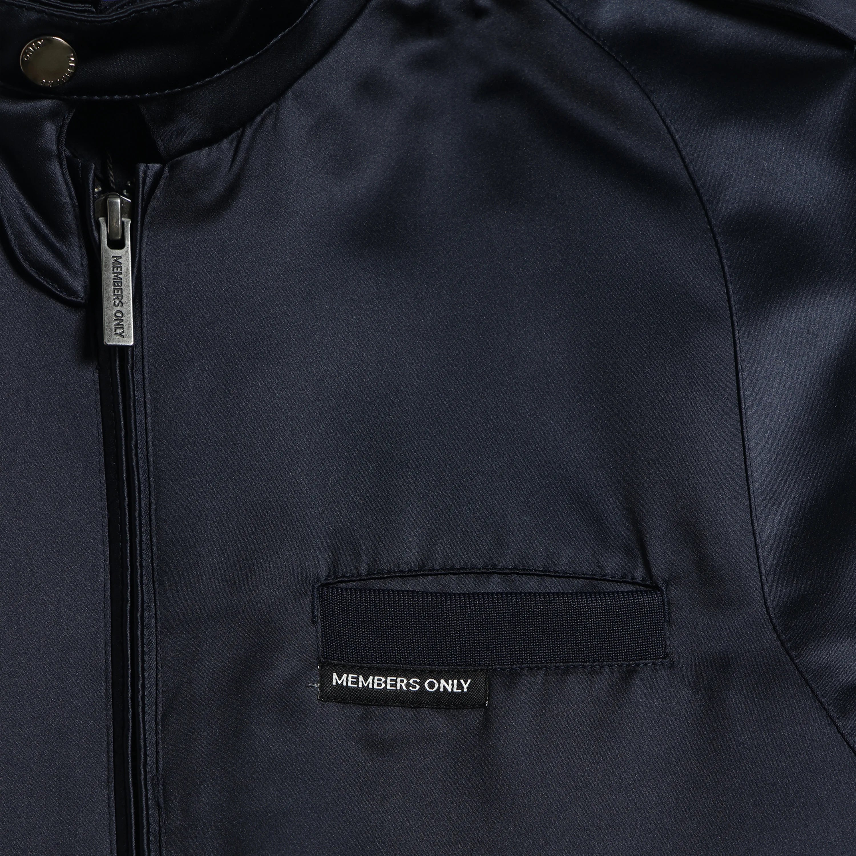 Men's Classic Satin Iconic Racer Jacket