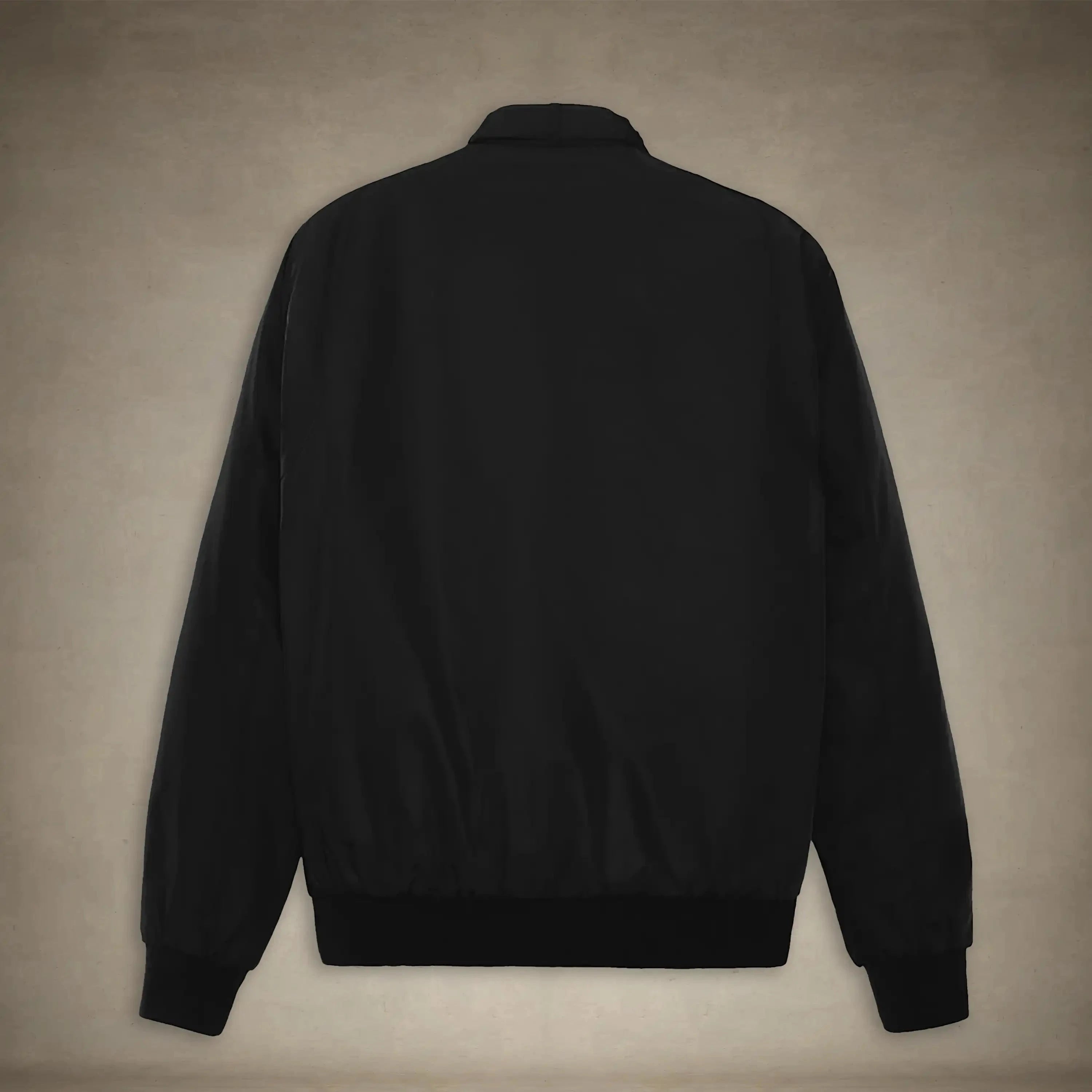 members only men's black iconic racer quilted lining jacket