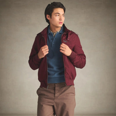 Men's Iconic Racer Quilted Lining Jacket Men's Iconic Jacket Members Only® Burgundy Small