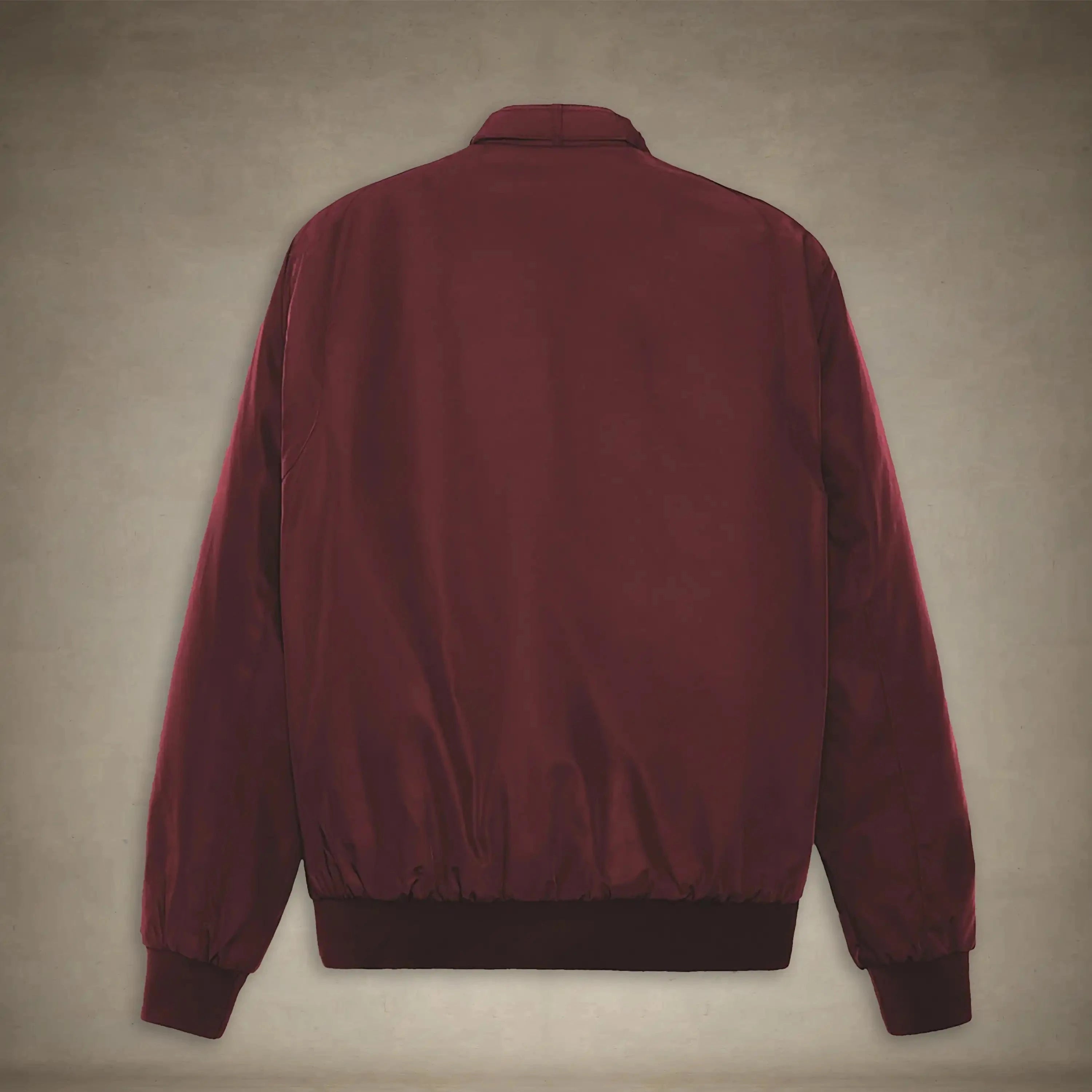 men's iconic racer quilted lining jackets small burgundy