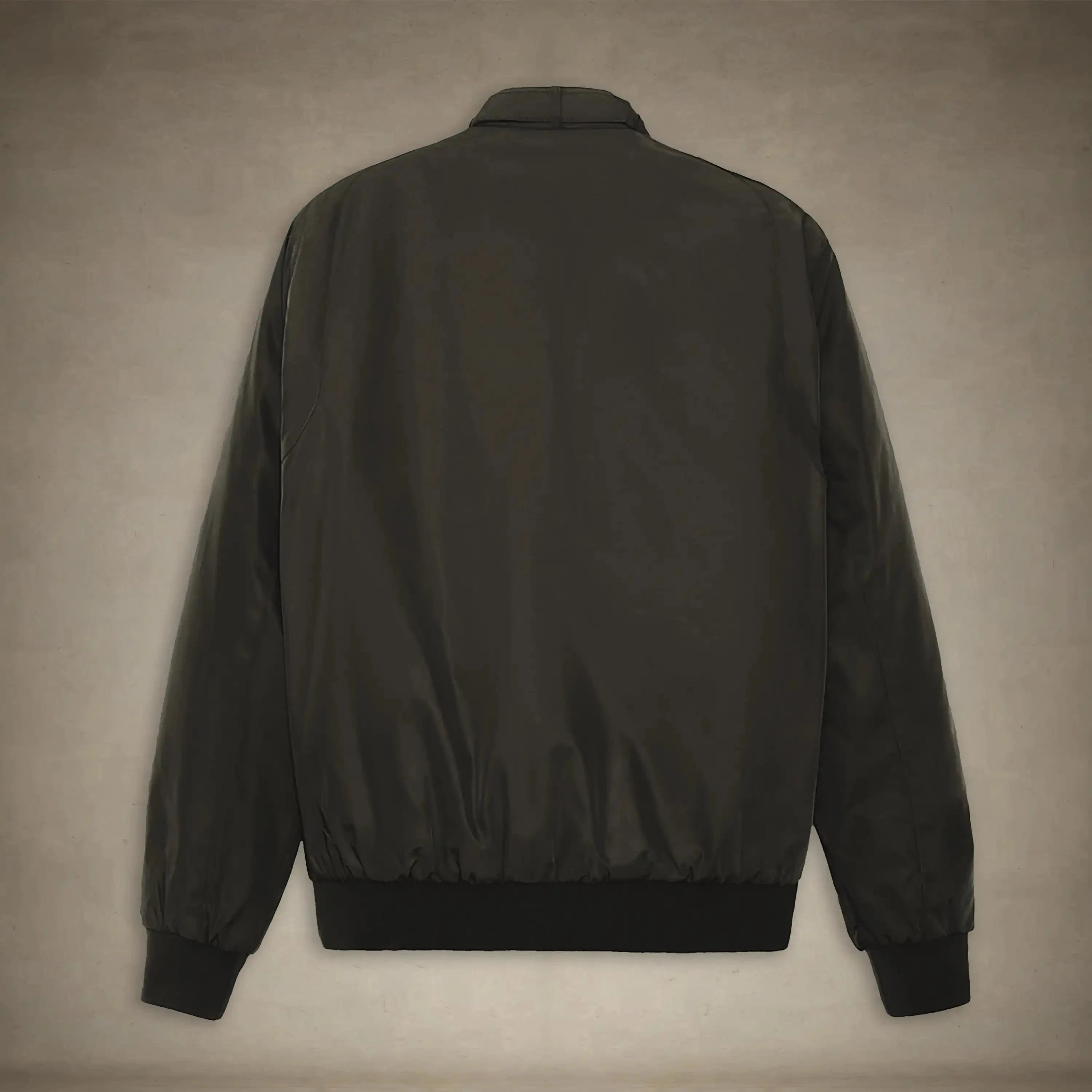 members only quilted iconic racer jackets for men dark green
