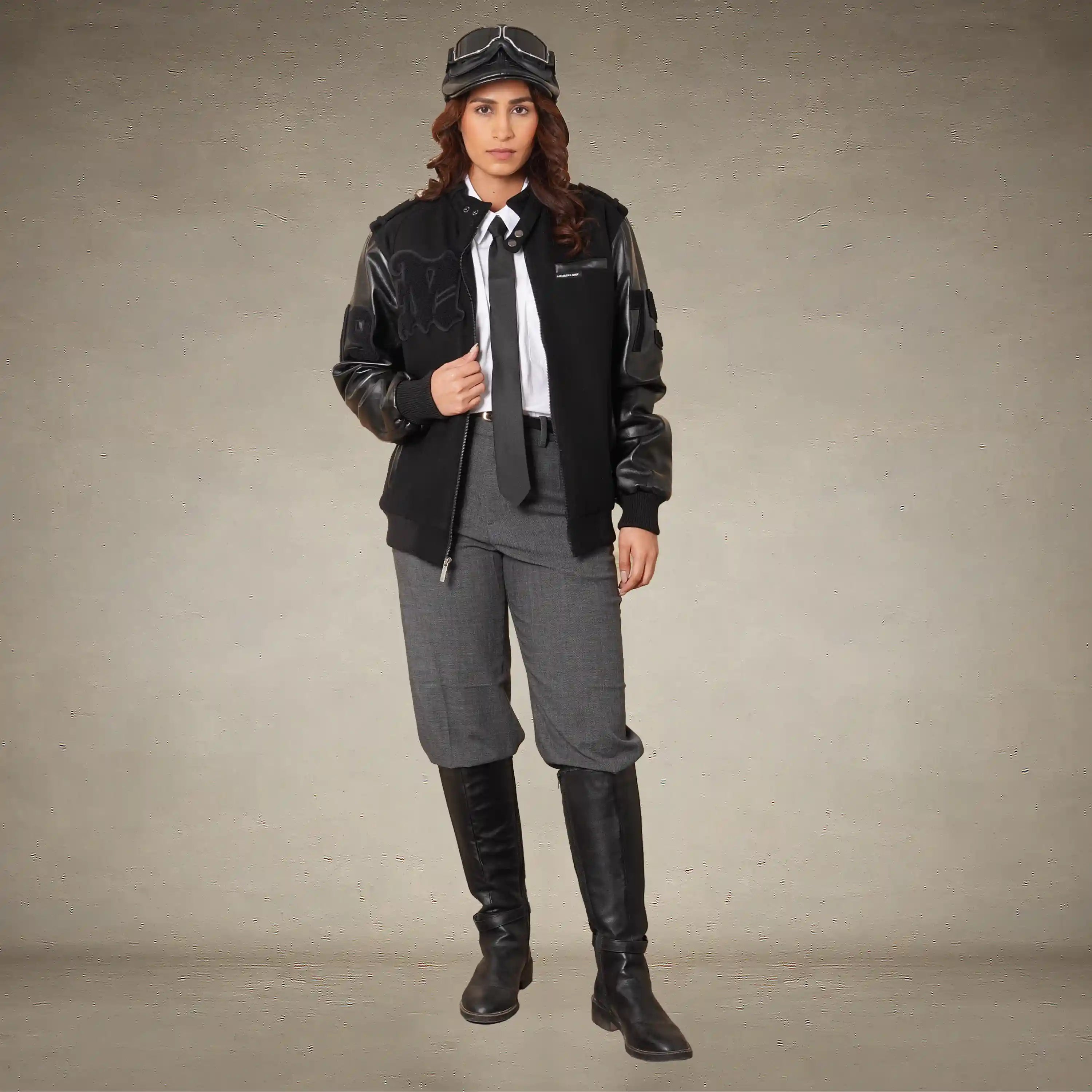 Women's Oversized Varsity Jacket