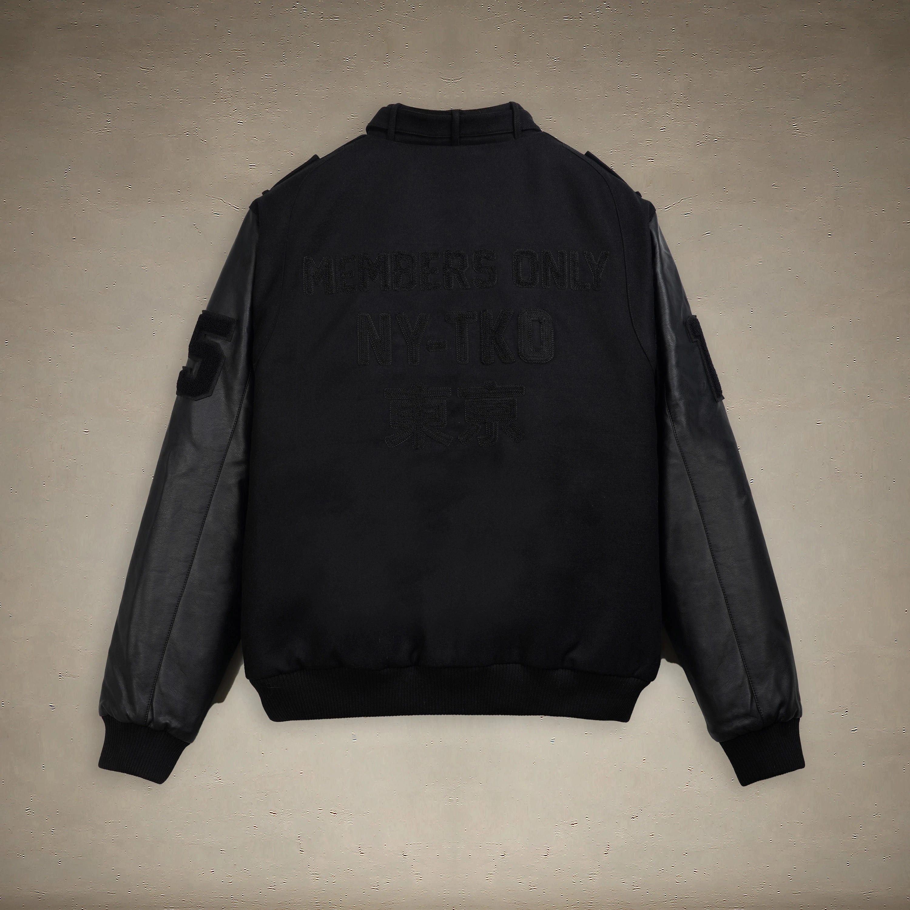 women's oversized varsity jacket