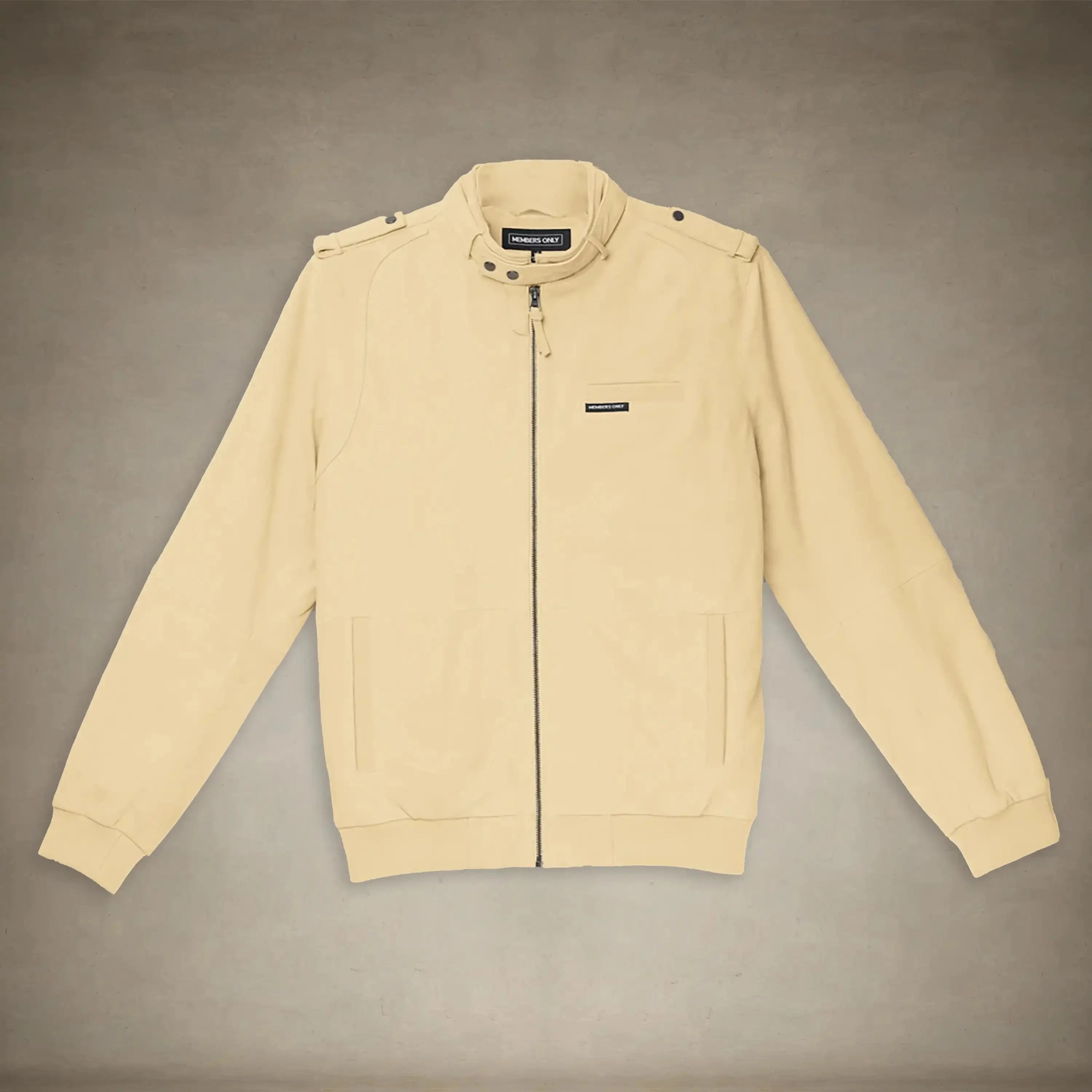 men's soft suede iconic members only leather jacket chamois small