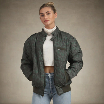 Women's SoHo Oversized Quilted Jacket Women's Iconic Jacket Members Only® Olive Small