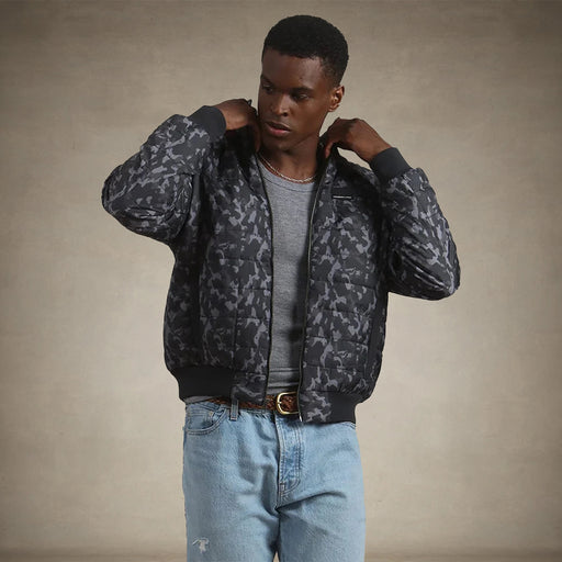 Men's SoHo Quilted Jacket Men's Iconic Jacket Members Only® Black Camo Small