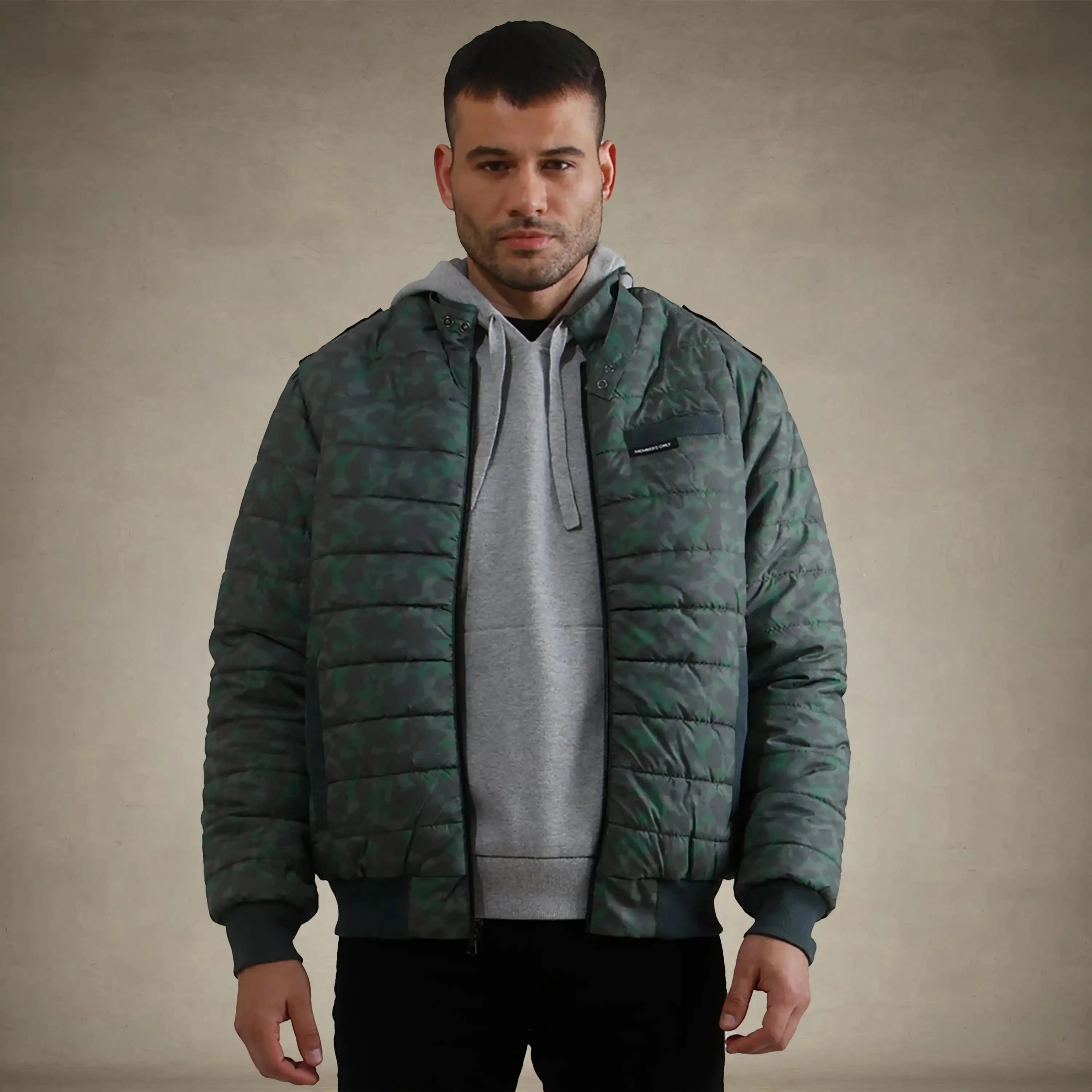 Men's SoHo Quilted Jacket Men's Iconic Jacket Members Only® Olive Small