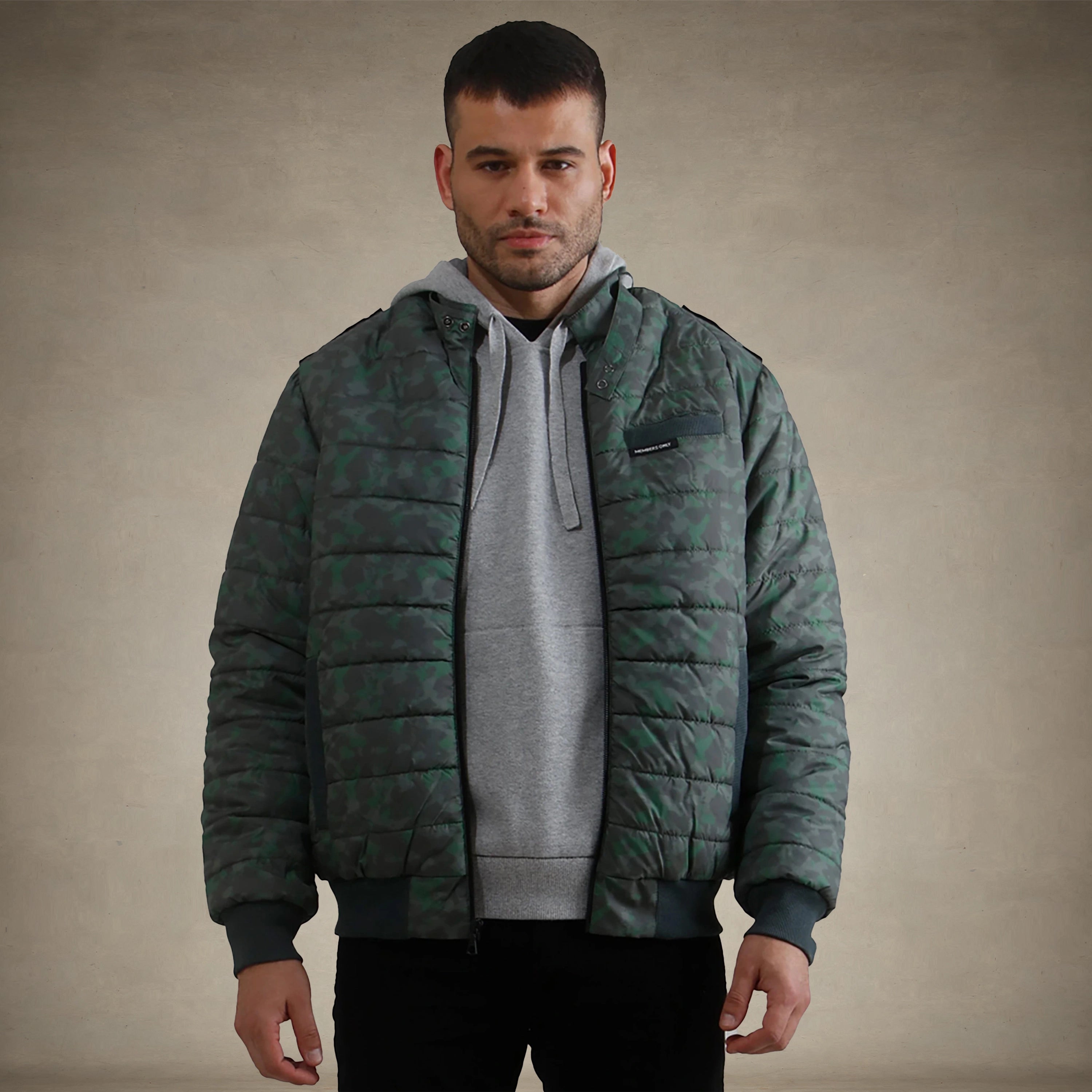Men's SoHo Quilted Jacket Men's Iconic Jacket Members Only® Olive Small