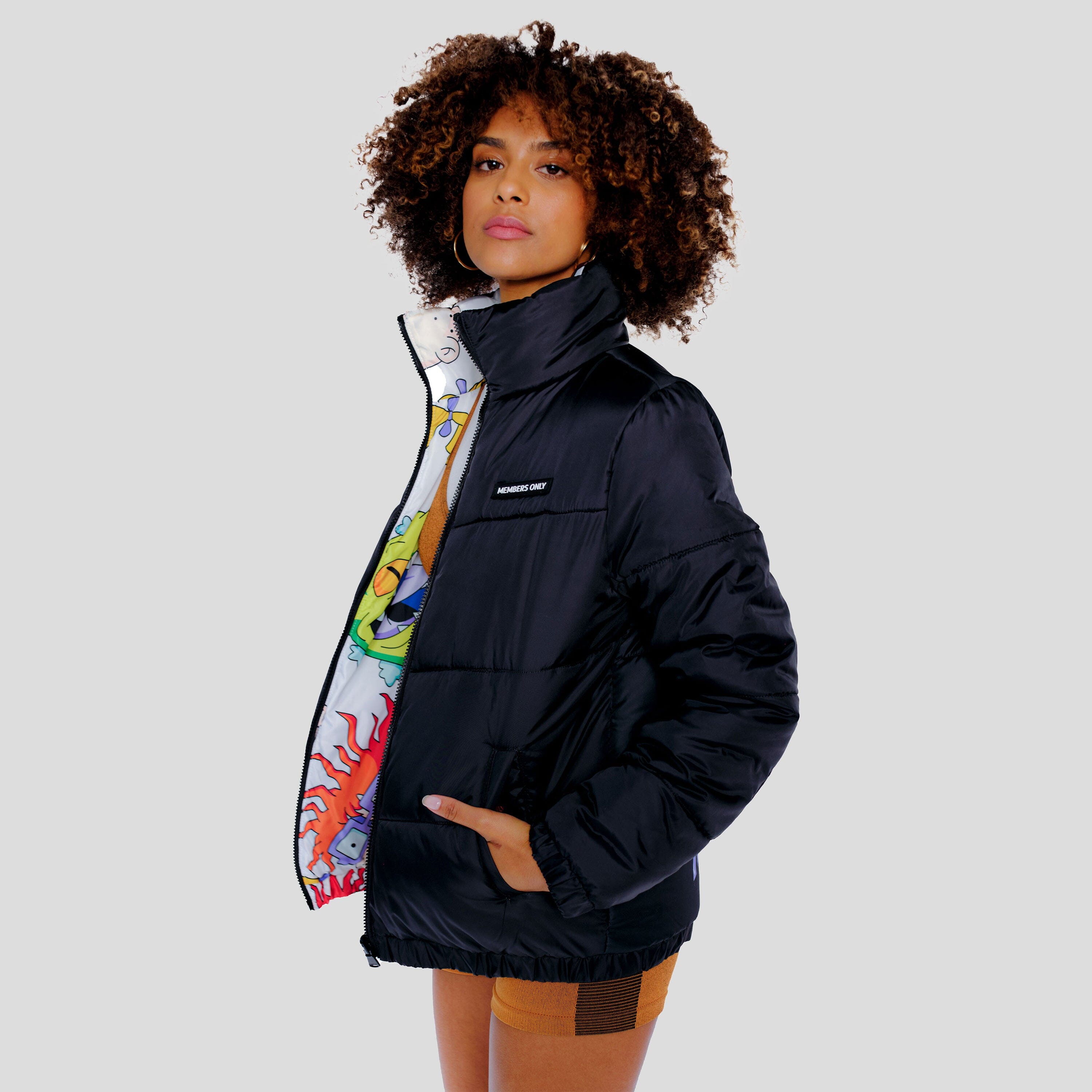 Women's Rugrats Reversible Cire Puffer Jacket - FINAL SALE