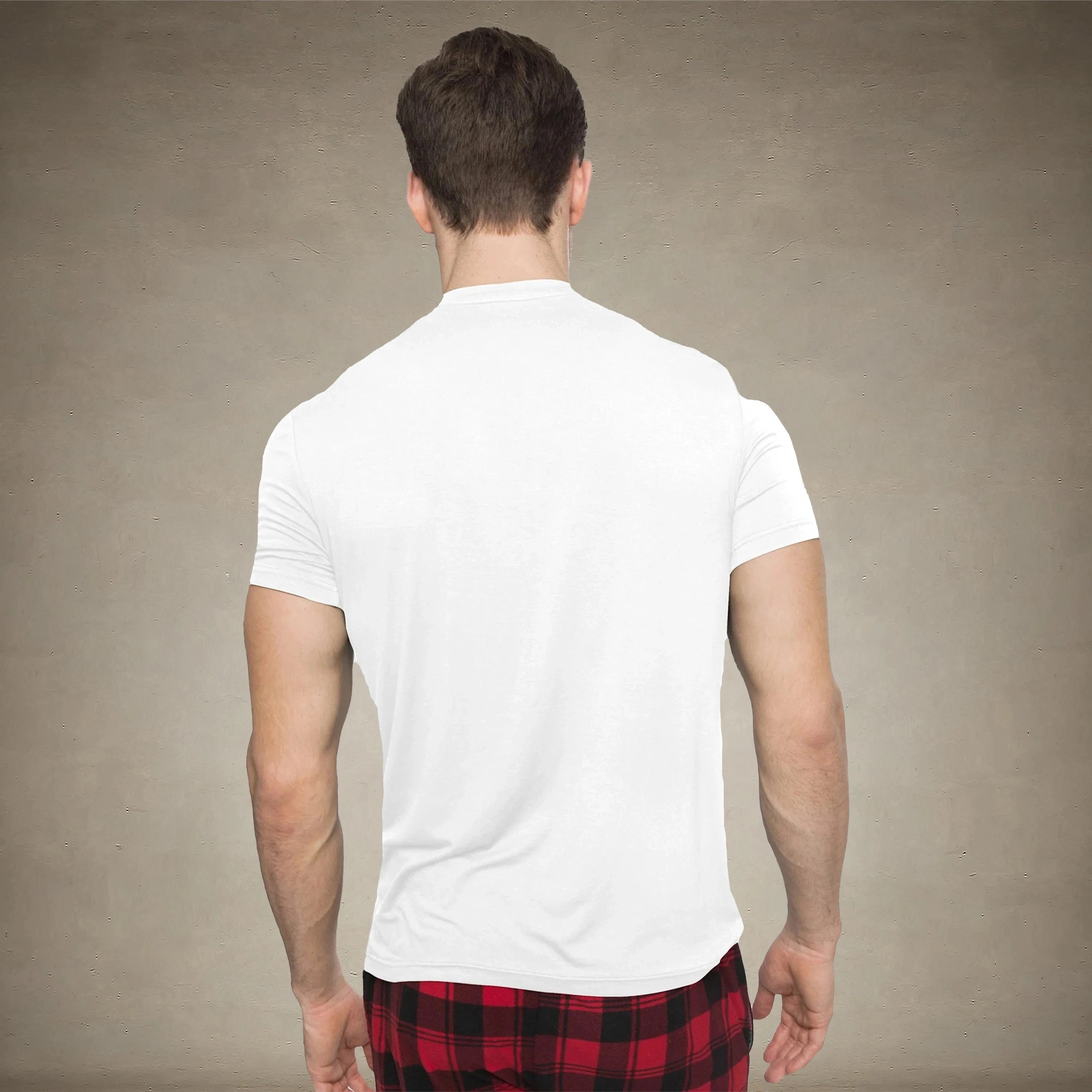 Men's 3PK Cotton Crew Neck T-Shirt - White - FINAL SALE Men's Sleep Shirt Members Only®