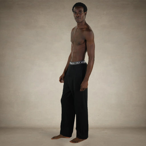 Men's Jersey Sleep Pant Logo Elastic - Black - FINAL SALE Men's Sleep Pant Members Only®