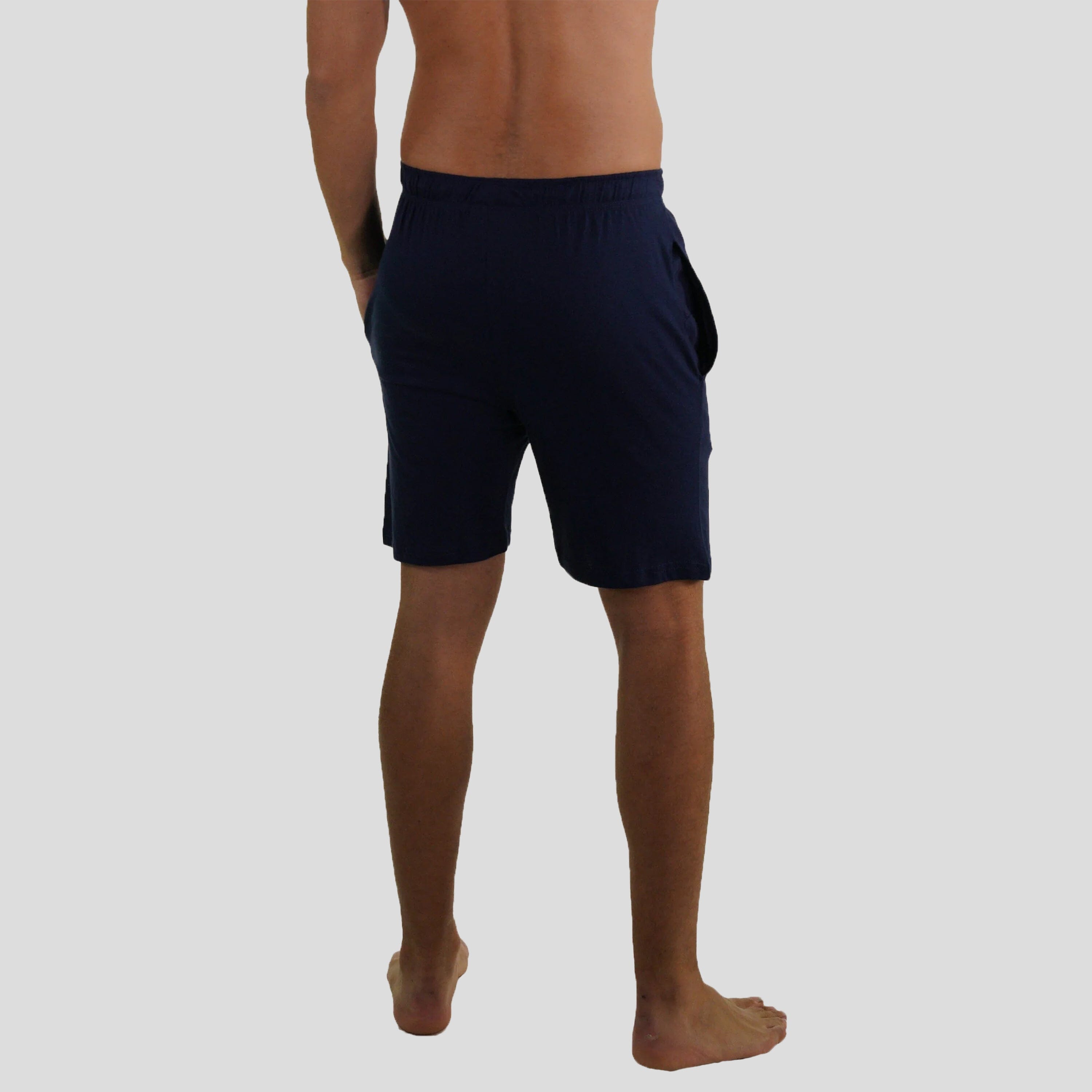 Men's Jersey Sleep Shorts - Navy Men's Sleep Pant Members Only 