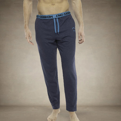 Men's Heather Contrast Elastic Sleep Pants - Blue Turq - FINAL SALE Men's Sleep Pant Members Only® Blue Turq SMALL