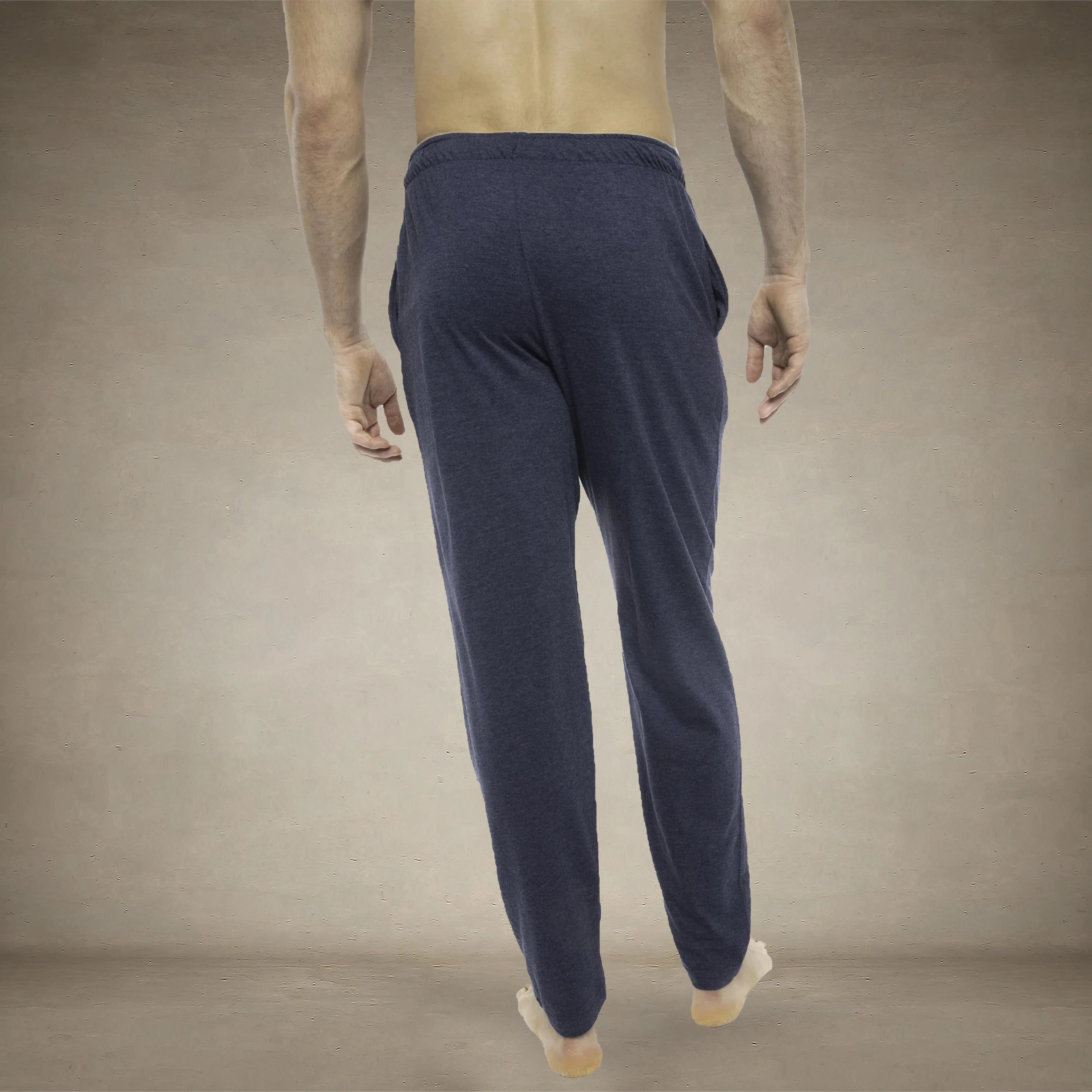 Men's Heather Contrast Elastic Sleep Pants - Blue Turq - FINAL SALE Men's Sleep Pant Members Only®