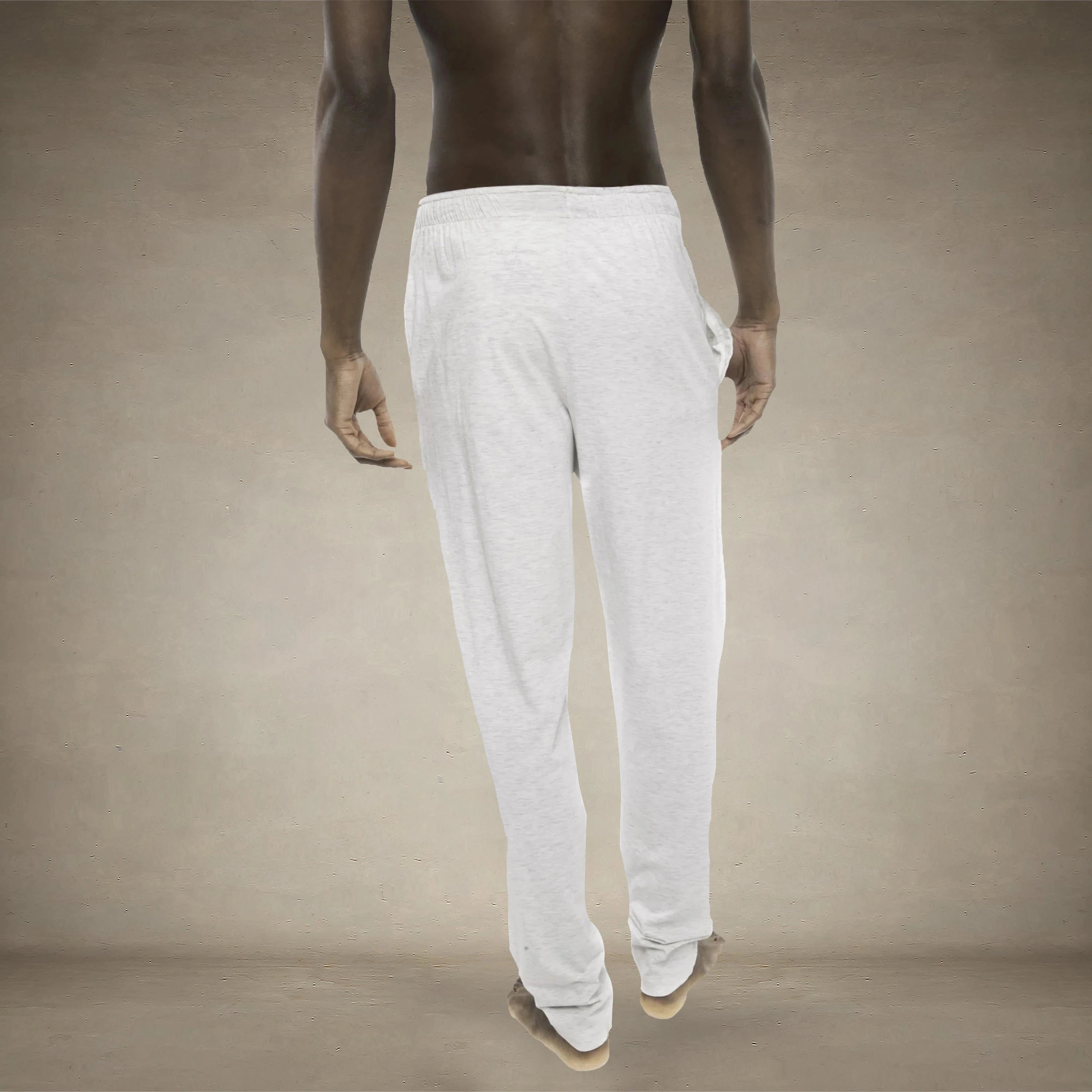 Men's Heather Contrast Elastic Sleep Pants - Grey Black - FINAL SALE Men's Sleep Pant Members Only®