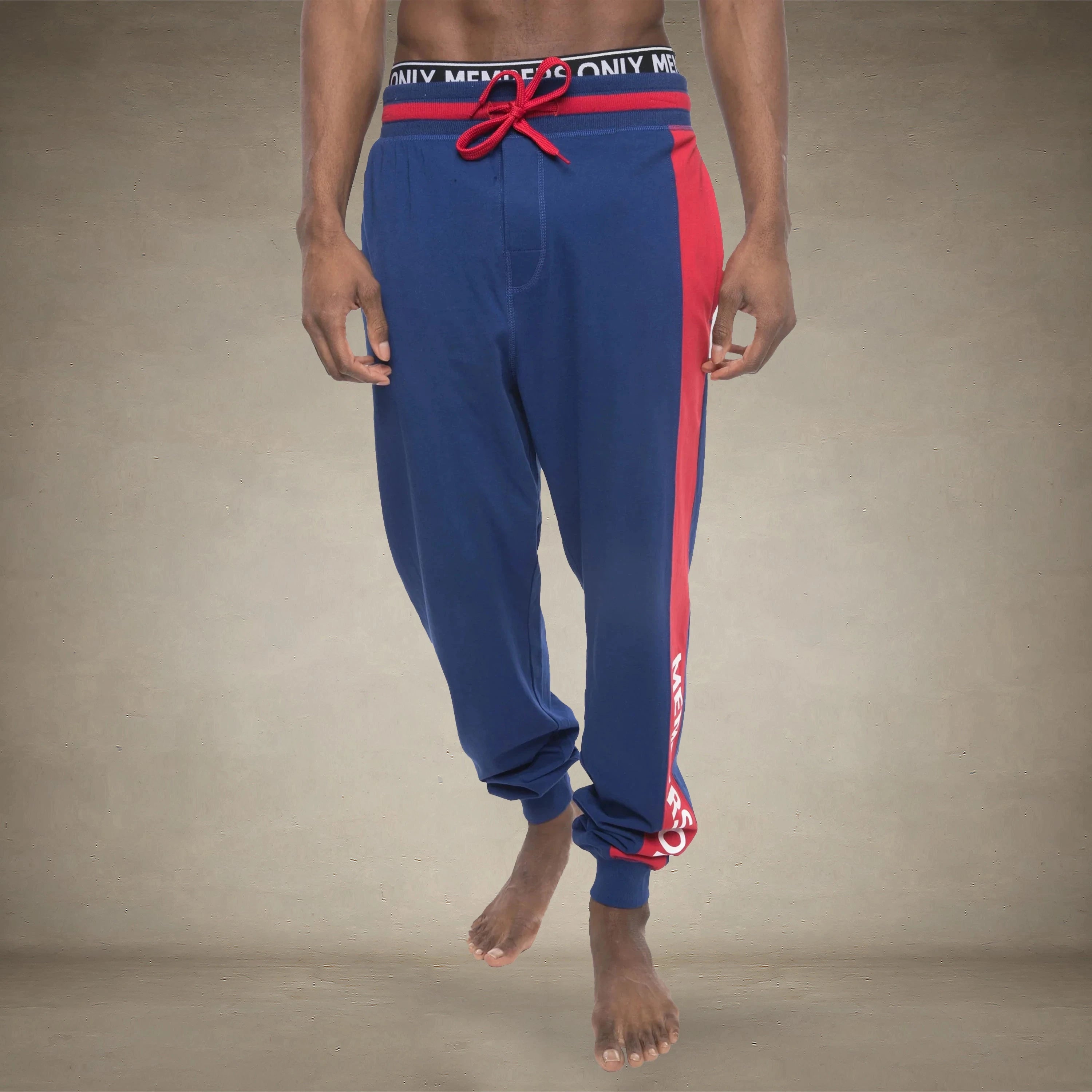 Men's Logo Leg Jersey Sleep Jogger - Royal - FINAL SALE Men's Sleep Pant Members Only® Royal SMALL